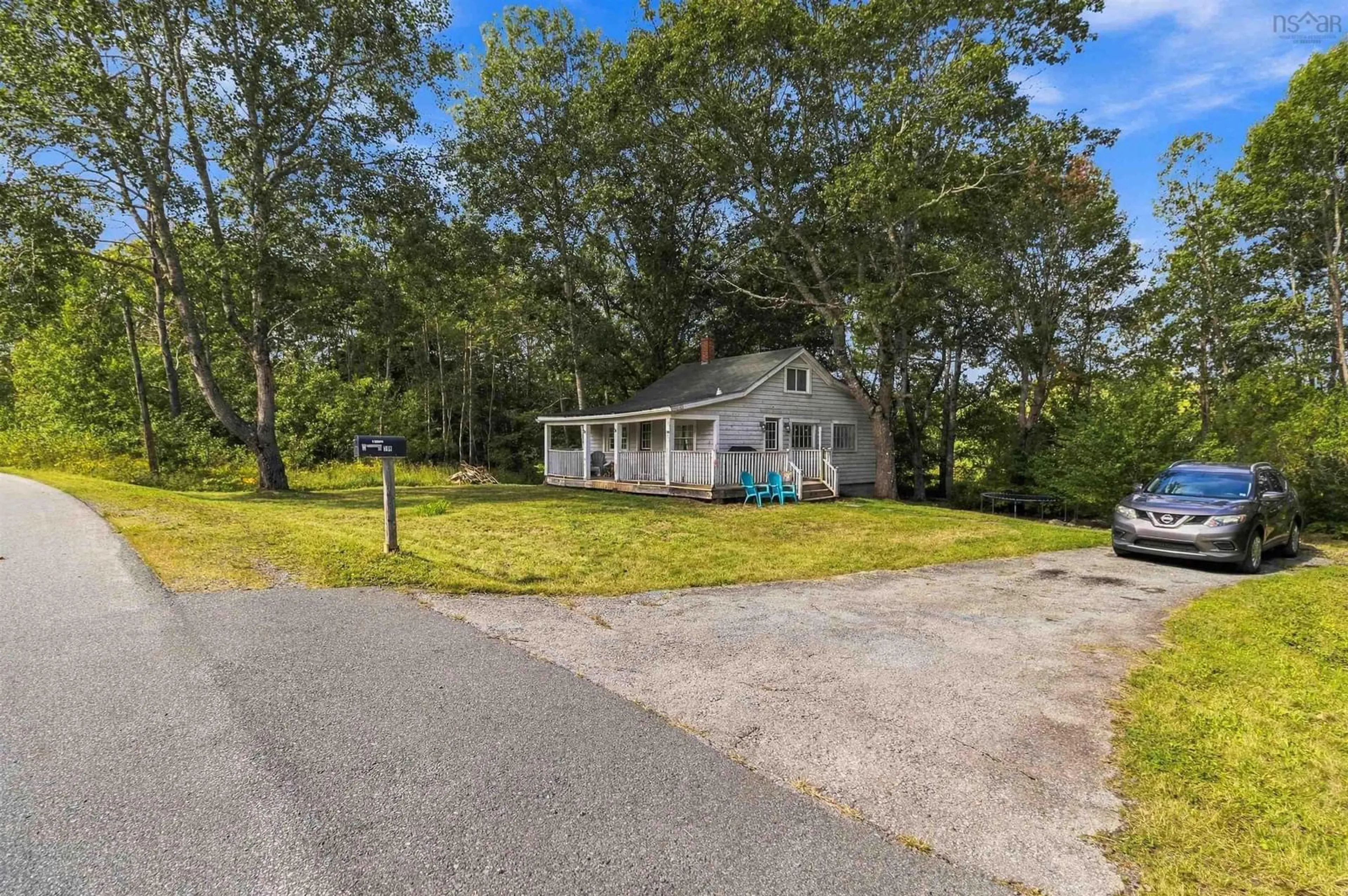 A pic from outside/outdoor area/front of a property/back of a property/a pic from drone, water/lake/river/ocean view for 398 Danesville Loop, Danesville Nova Scotia B4V 8P6