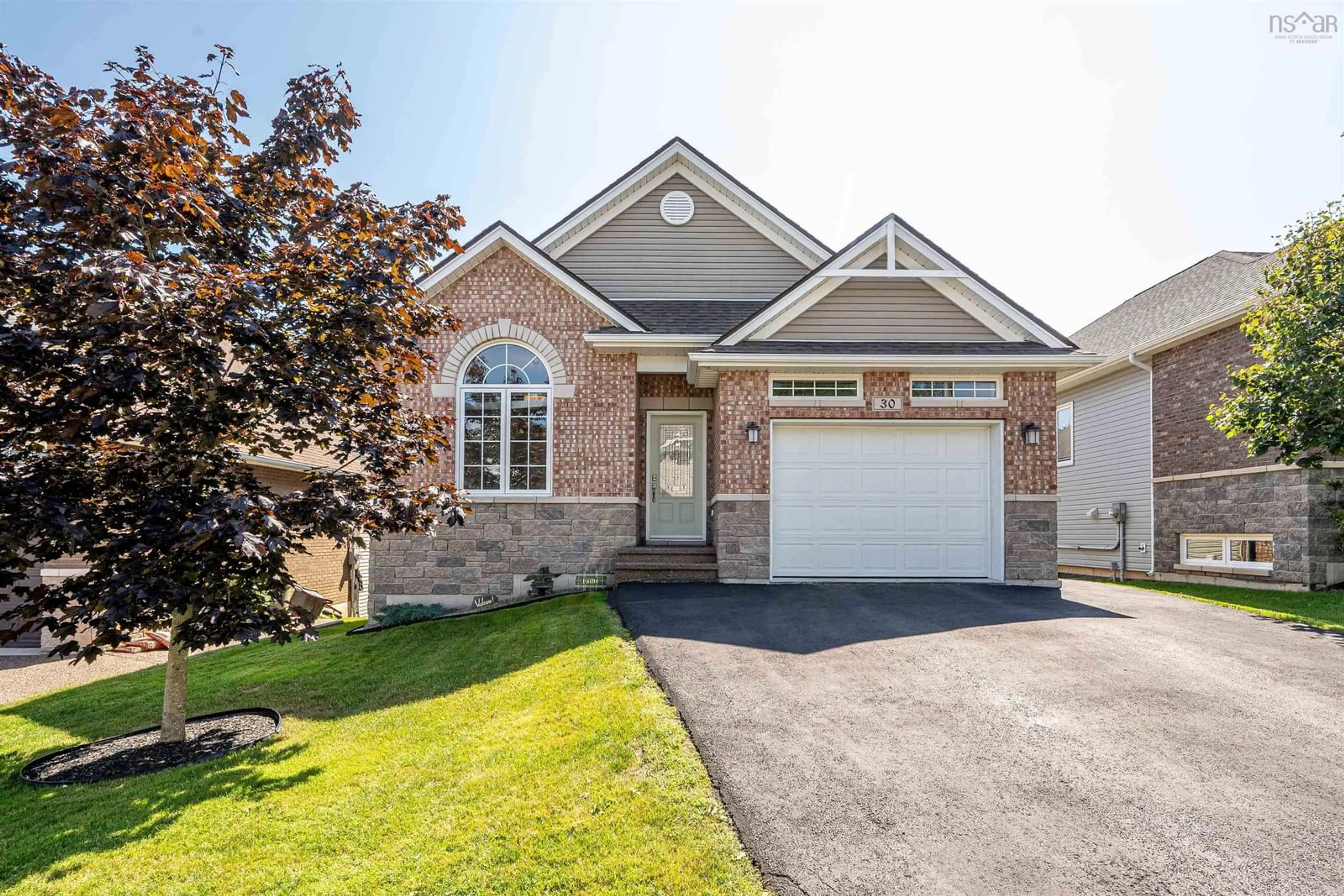 Home with brick exterior material, street for 30 Krause Crt, Dartmouth Nova Scotia B2W 0K9