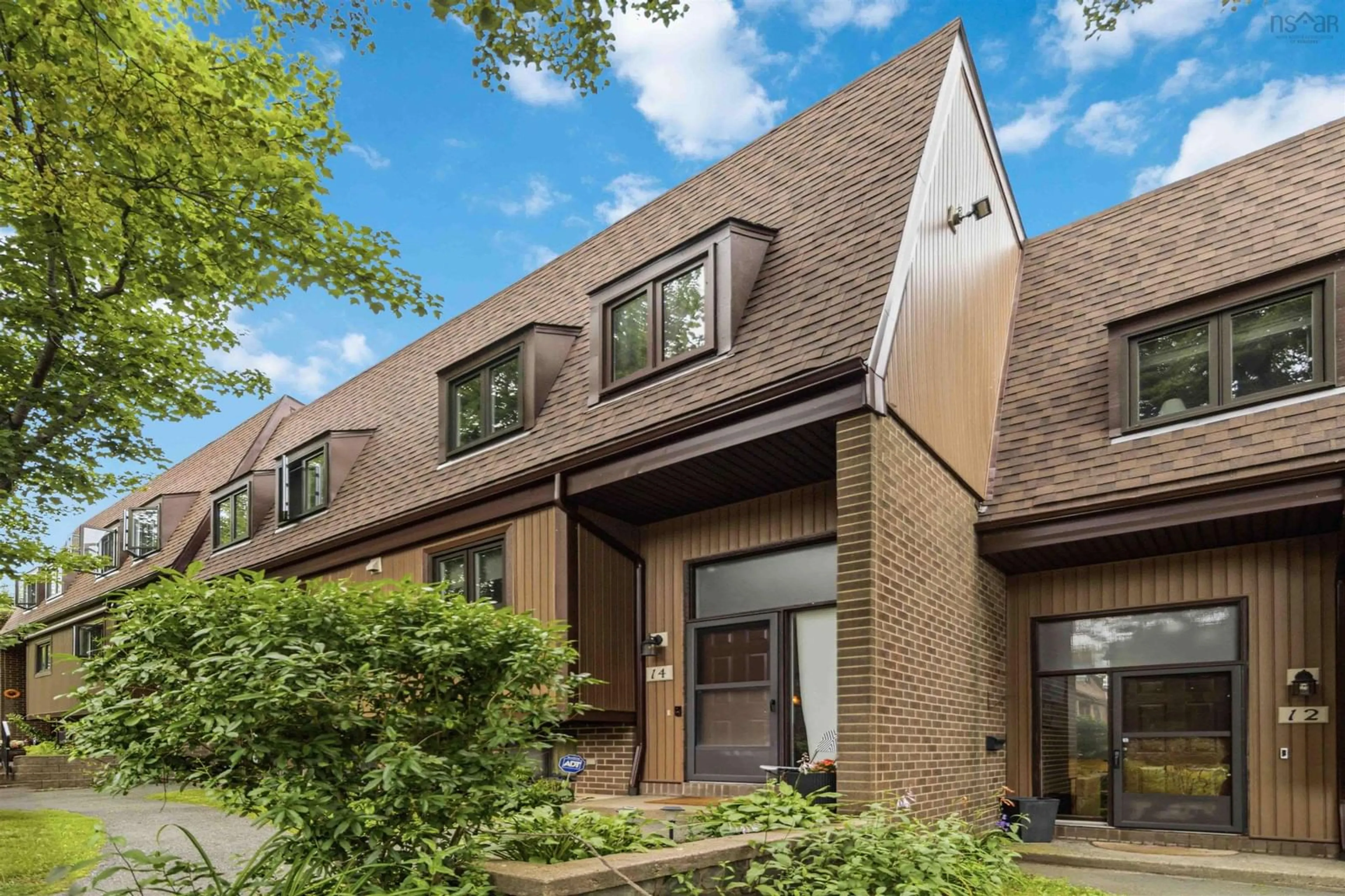 Home with brick exterior material, street for 14 Hanover Crt, Clayton Park Nova Scotia B3M 3K6