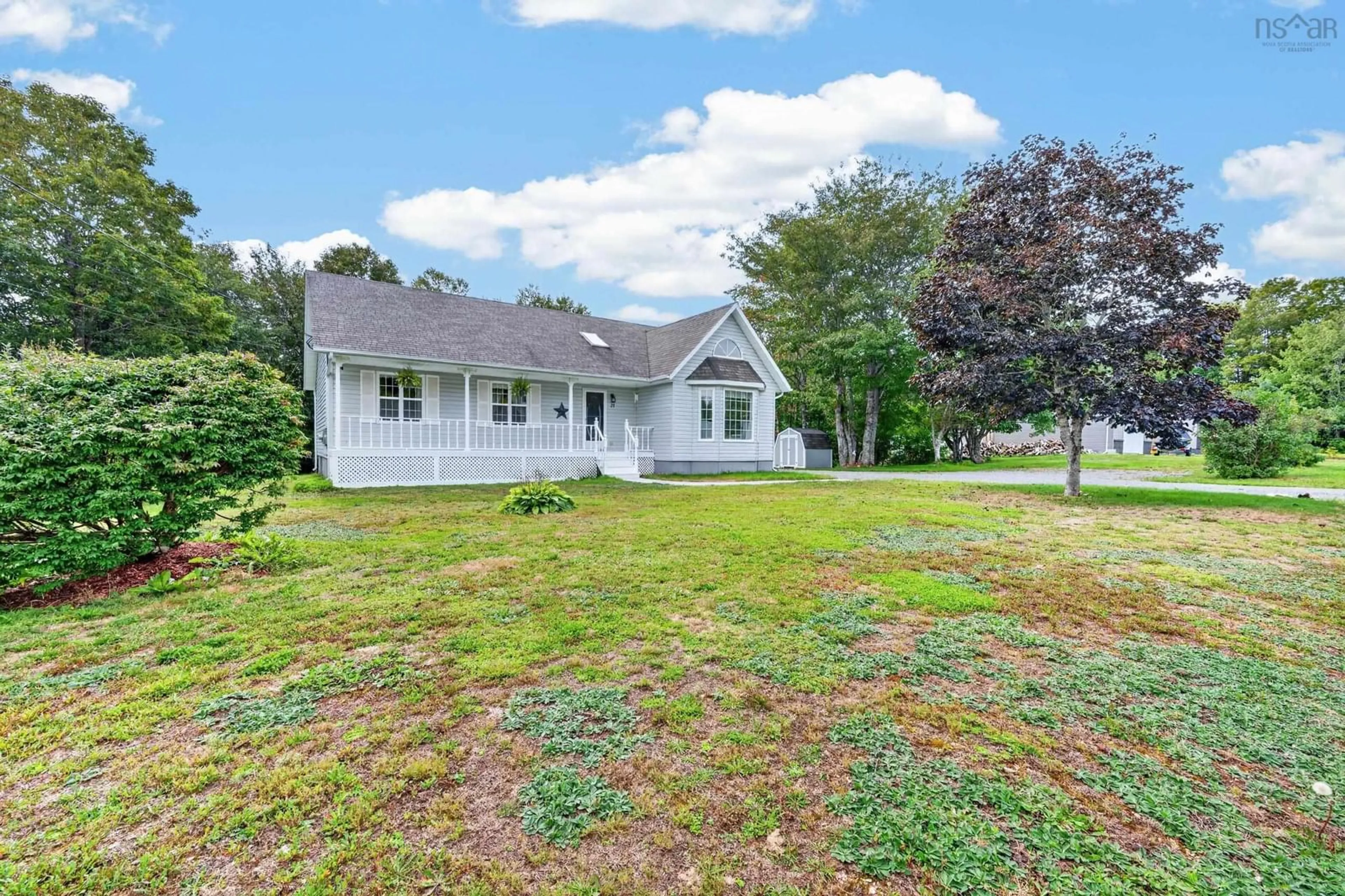 A pic from outside/outdoor area/front of a property/back of a property/a pic from drone, street for 21 Westdale Drive, Howie Centre Nova Scotia B1L 1G1