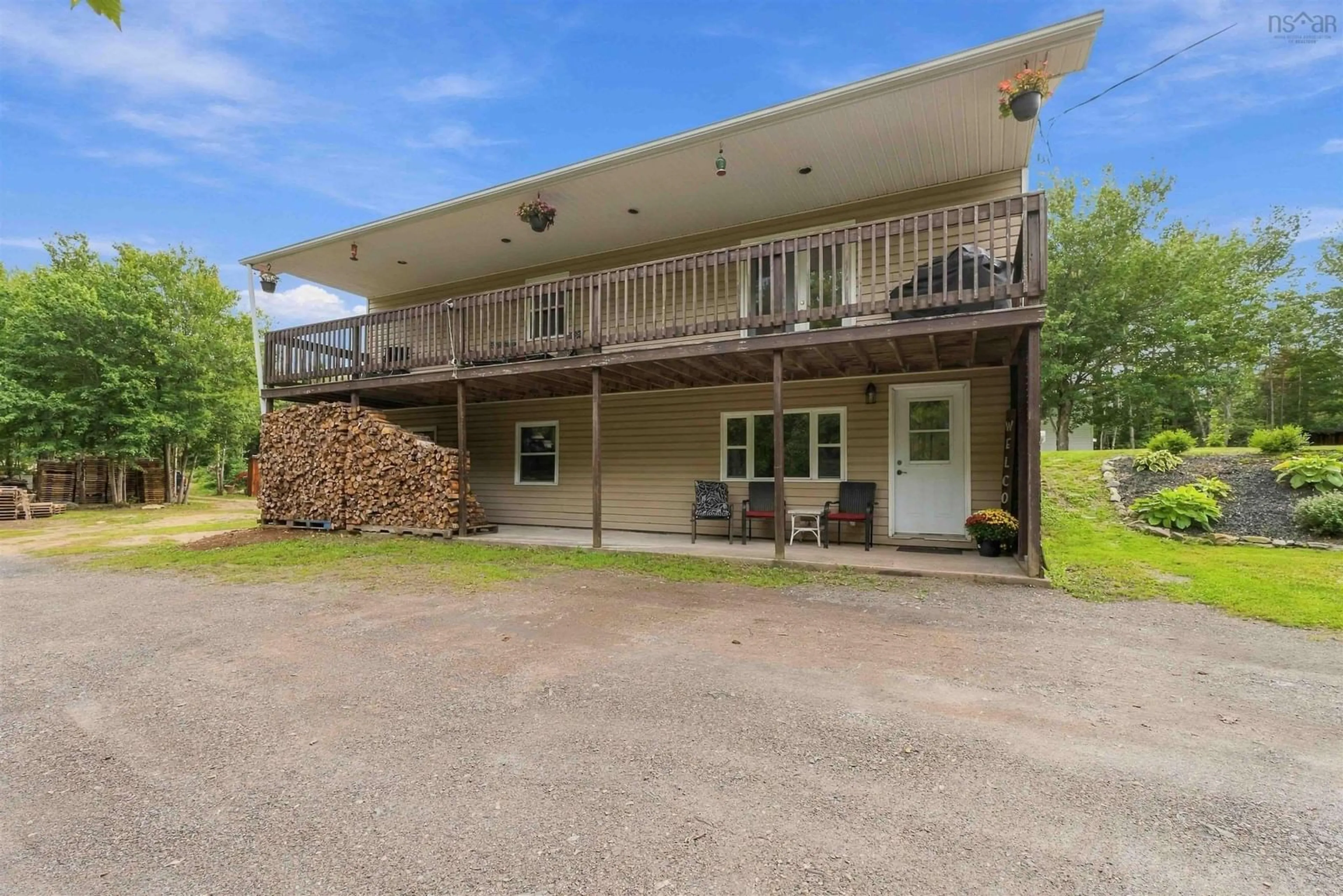 Patio, building for 654 Tupper Lake Rd, Tupper Lake Nova Scotia B0P 1G0