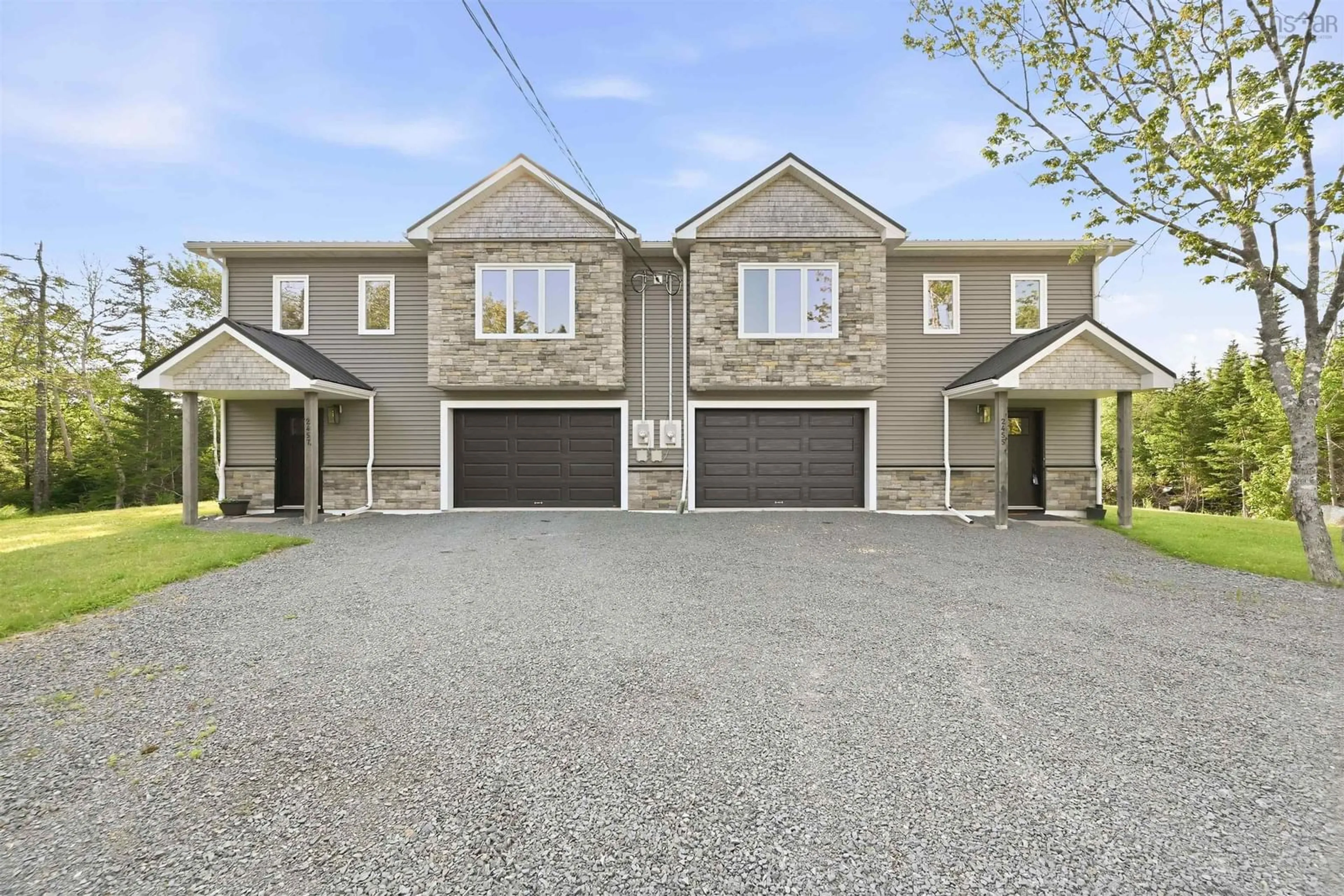 A pic from outside/outdoor area/front of a property/back of a property/a pic from drone, street for 2455 2457 Old Sambro Rd, Williamswood Nova Scotia B3V 1C9