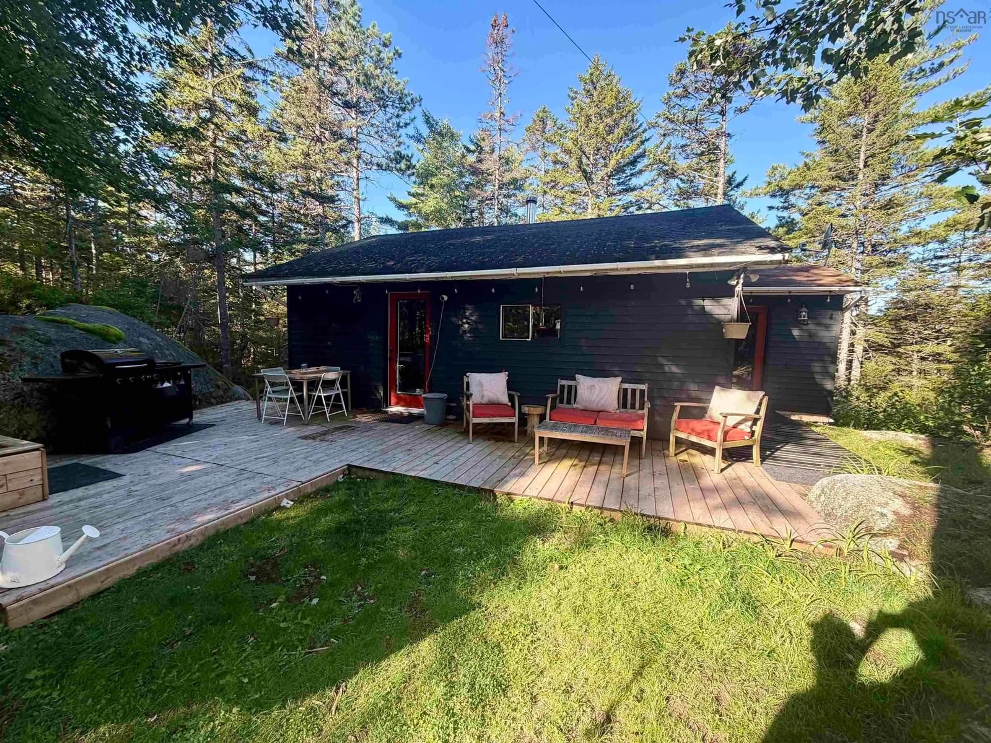 A pic from outside/outdoor area/front of a property/back of a property/a pic from drone, forest/trees view for 996 Armstrong Lake East Rd, Vaughan Nova Scotia B0N 2T0