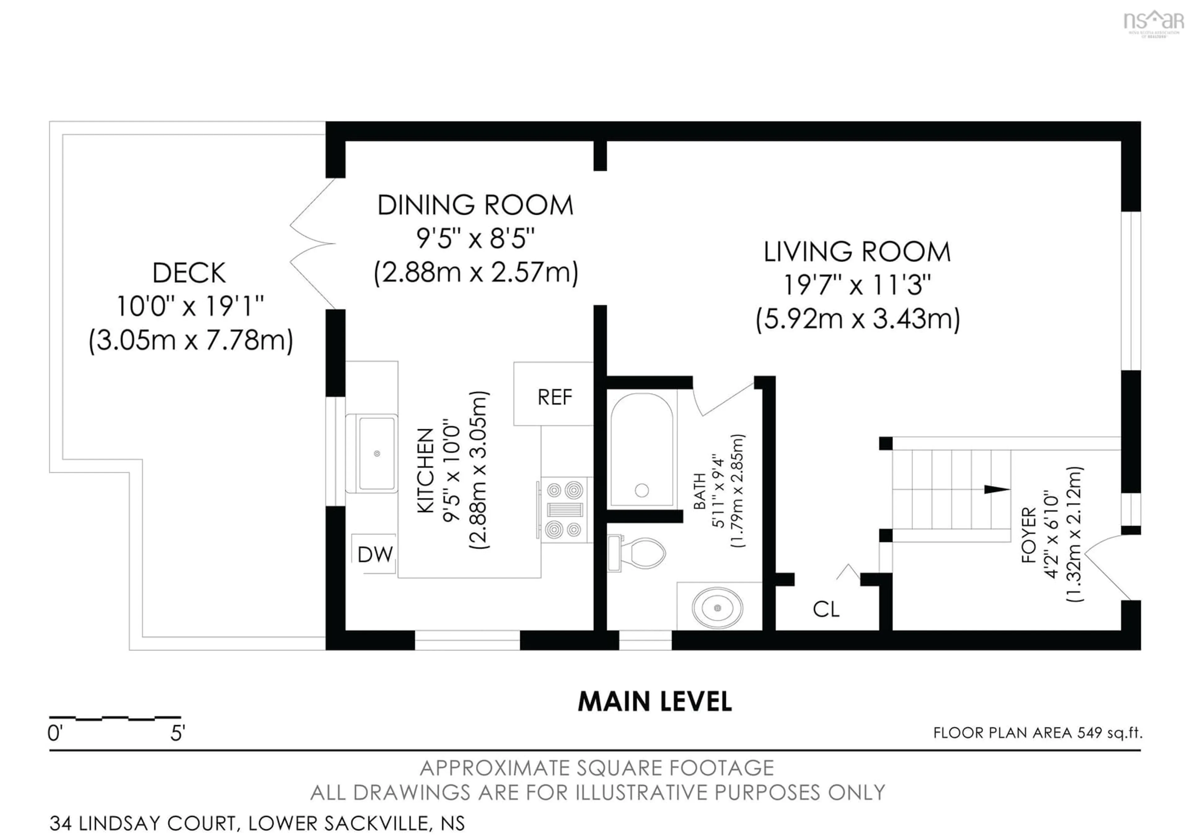 Floor plan for 34 Lindsay Crt, Lower Sackville Nova Scotia B4E 2K1