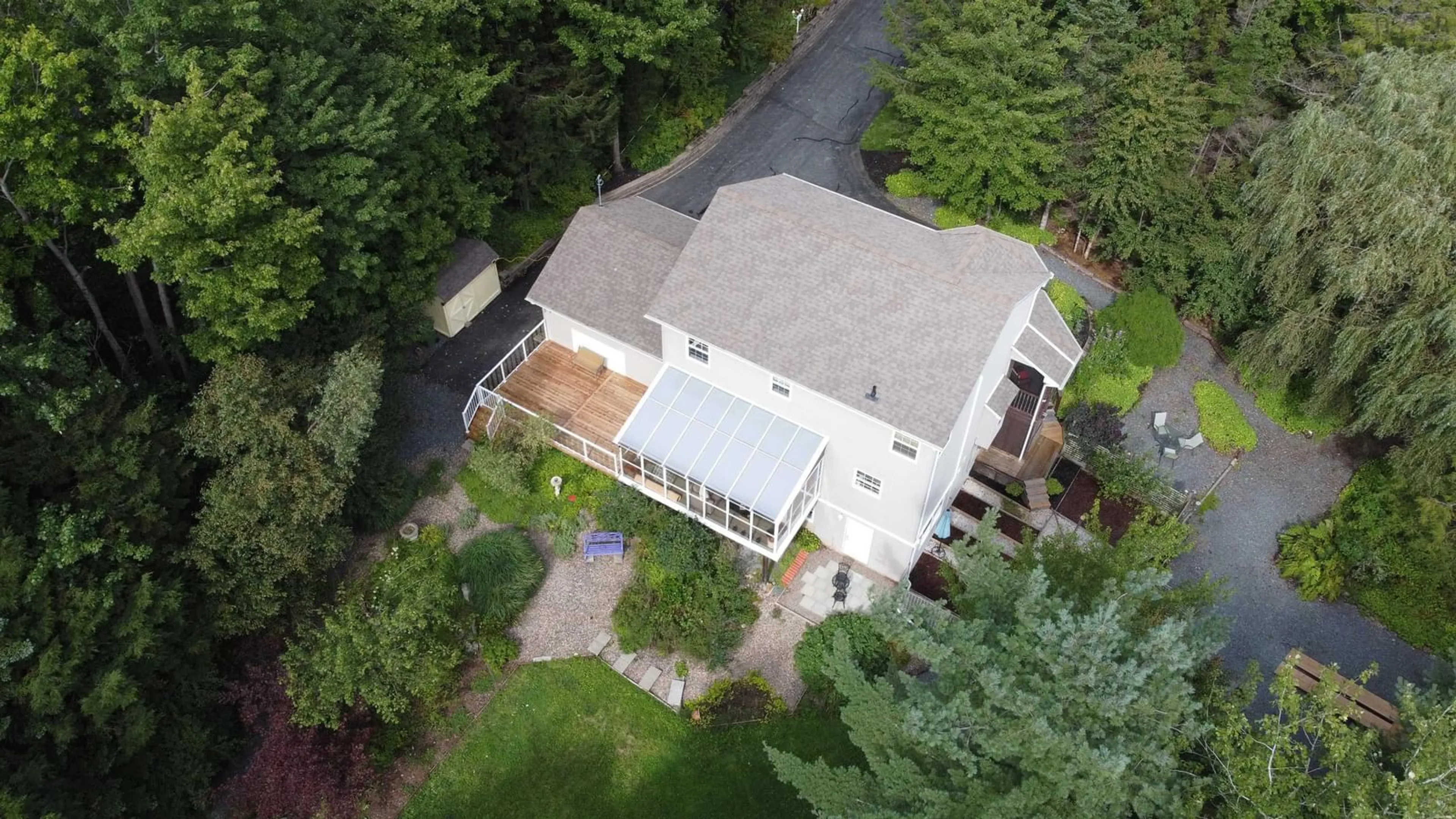 A pic from outside/outdoor area/front of a property/back of a property/a pic from drone, street for 1270 Elise Victoria Dr, Windsor Junction Nova Scotia B2T 1Y1
