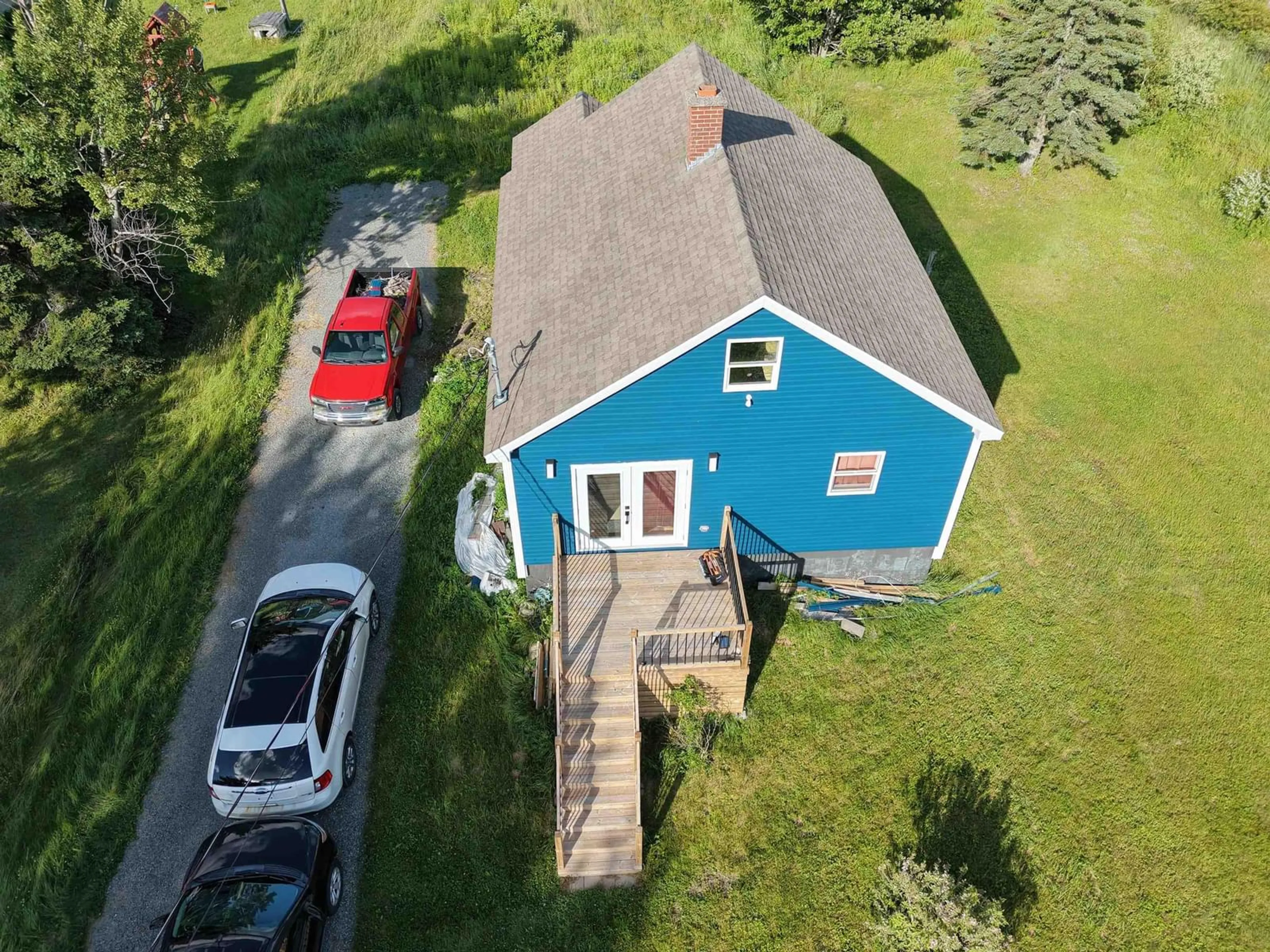 A pic from outside/outdoor area/front of a property/back of a property/a pic from drone, unknown for 2335 Birch Grove Road Rd, Tower Road Nova Scotia B1B 1X4