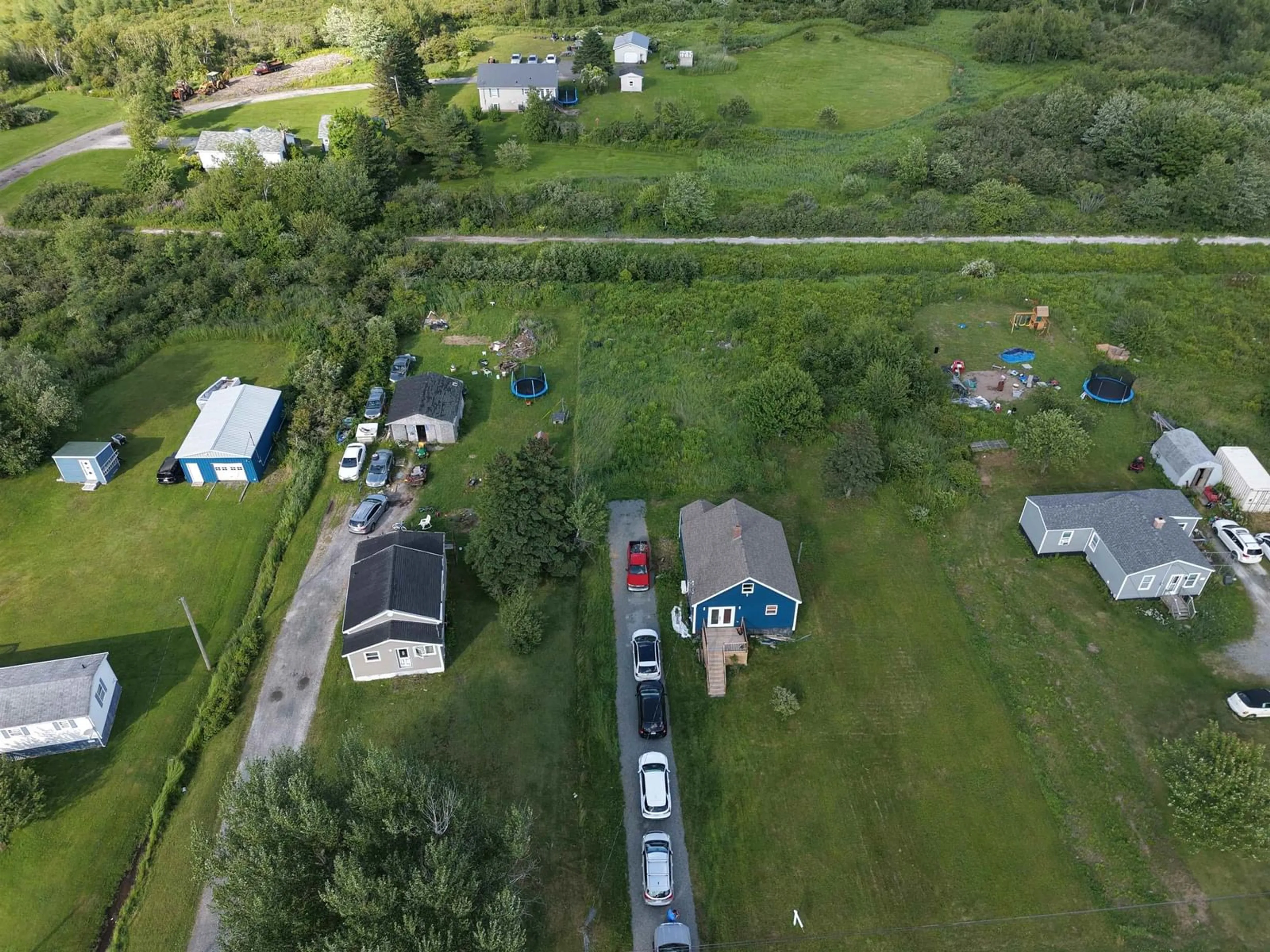 A pic from outside/outdoor area/front of a property/back of a property/a pic from drone, street for 2335 Birch Grove Road Rd, Tower Road Nova Scotia B1B 1X4