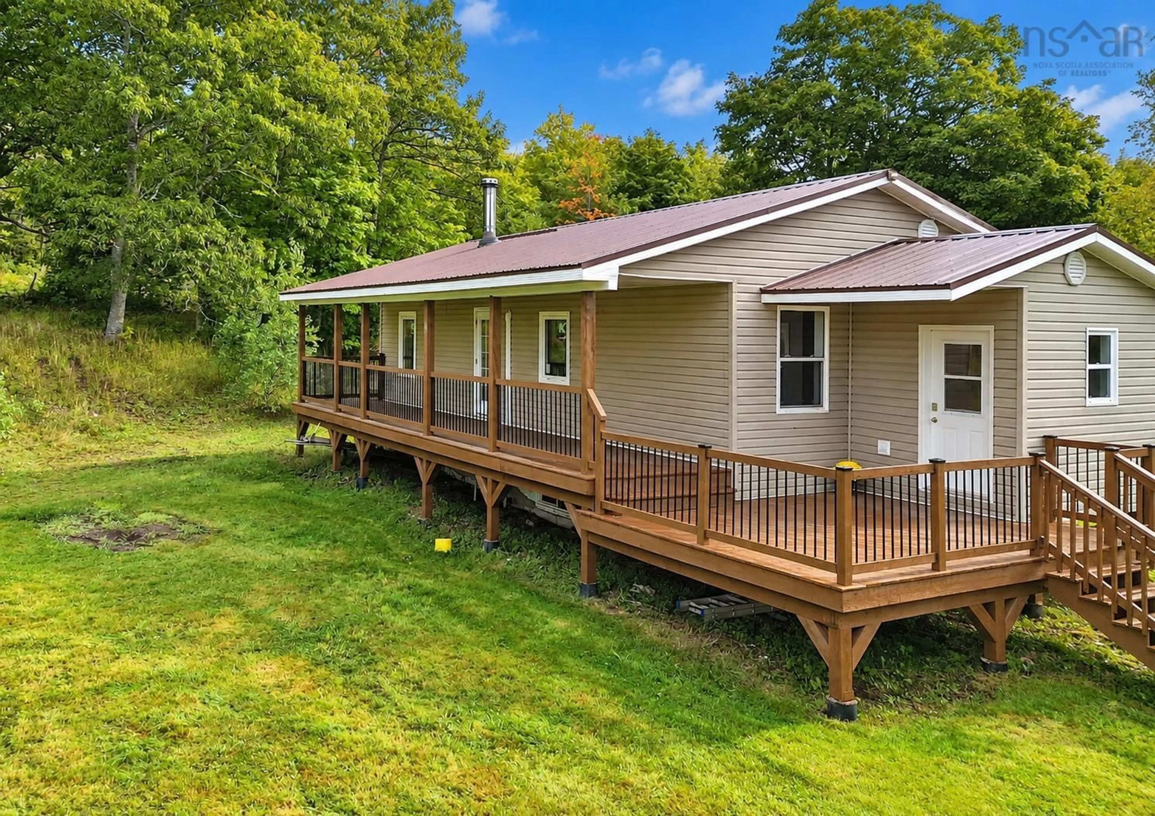 Patio, water/lake/river/ocean view for 70 Campbell Hill Rd, Campbell Hill Nova Scotia B0K 1R0