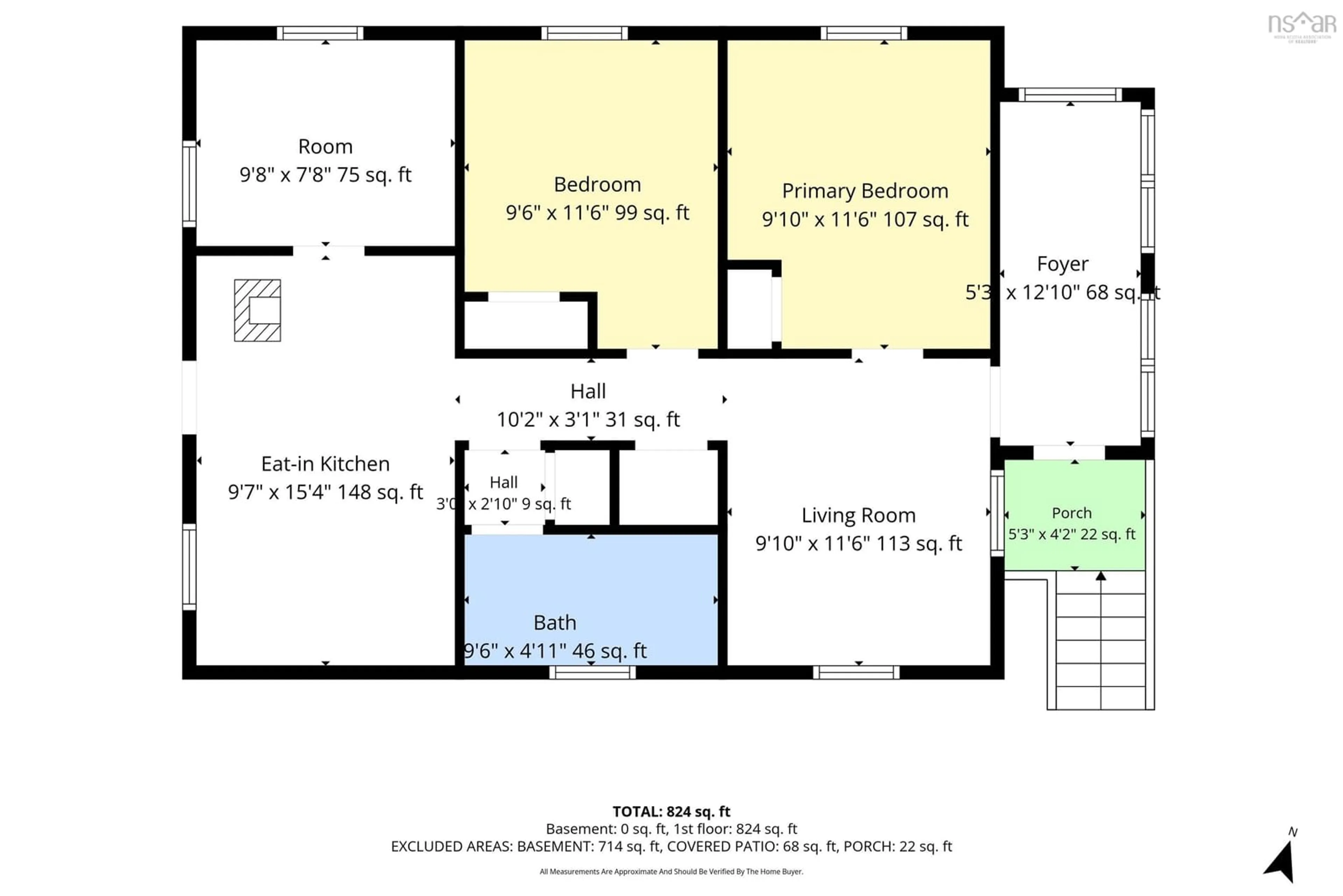 Floor plan for 3 Florence Street, Herring Cove Nova Scotia B3V 1J4