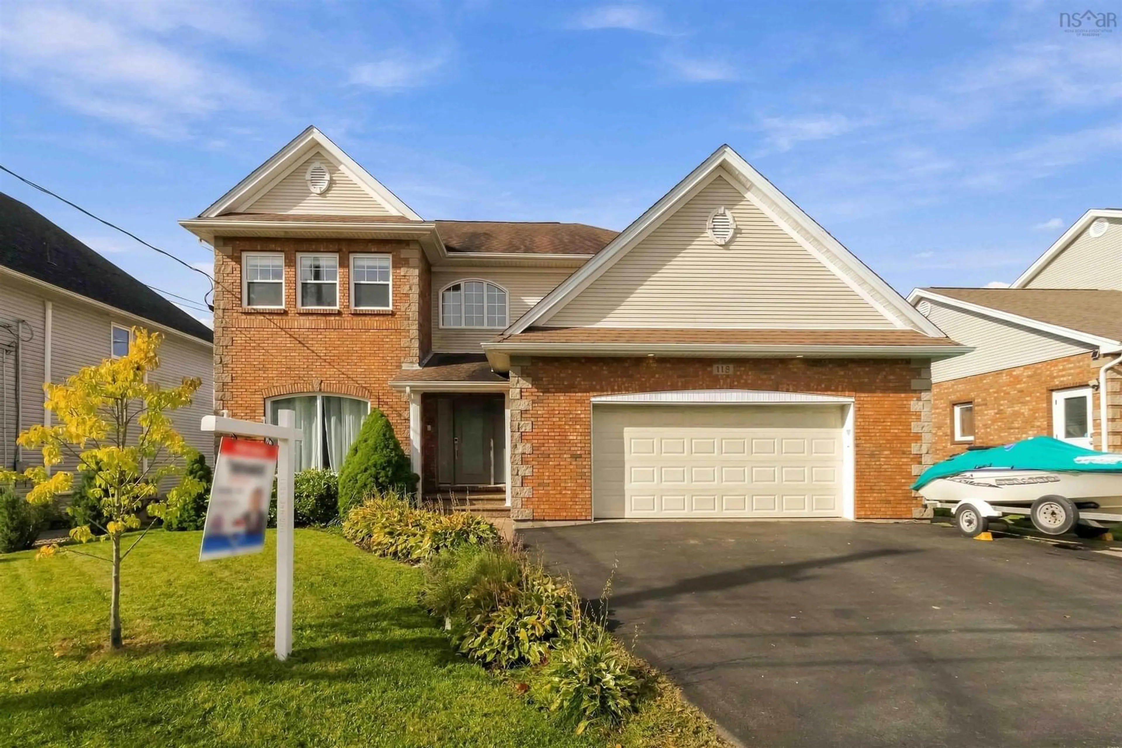 Home with brick exterior material, street for 118 Summer Field Way, Dartmouth Nova Scotia B2W 6M7