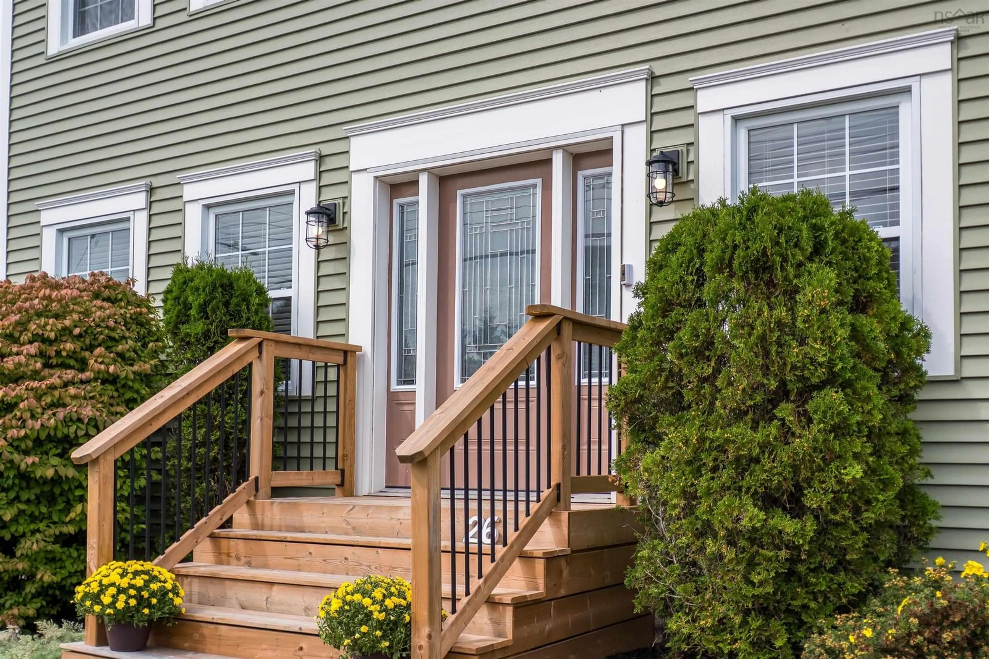 Home with vinyl exterior material, street for 26 Princeton Lane, Dartmouth Nova Scotia B2W 6K4