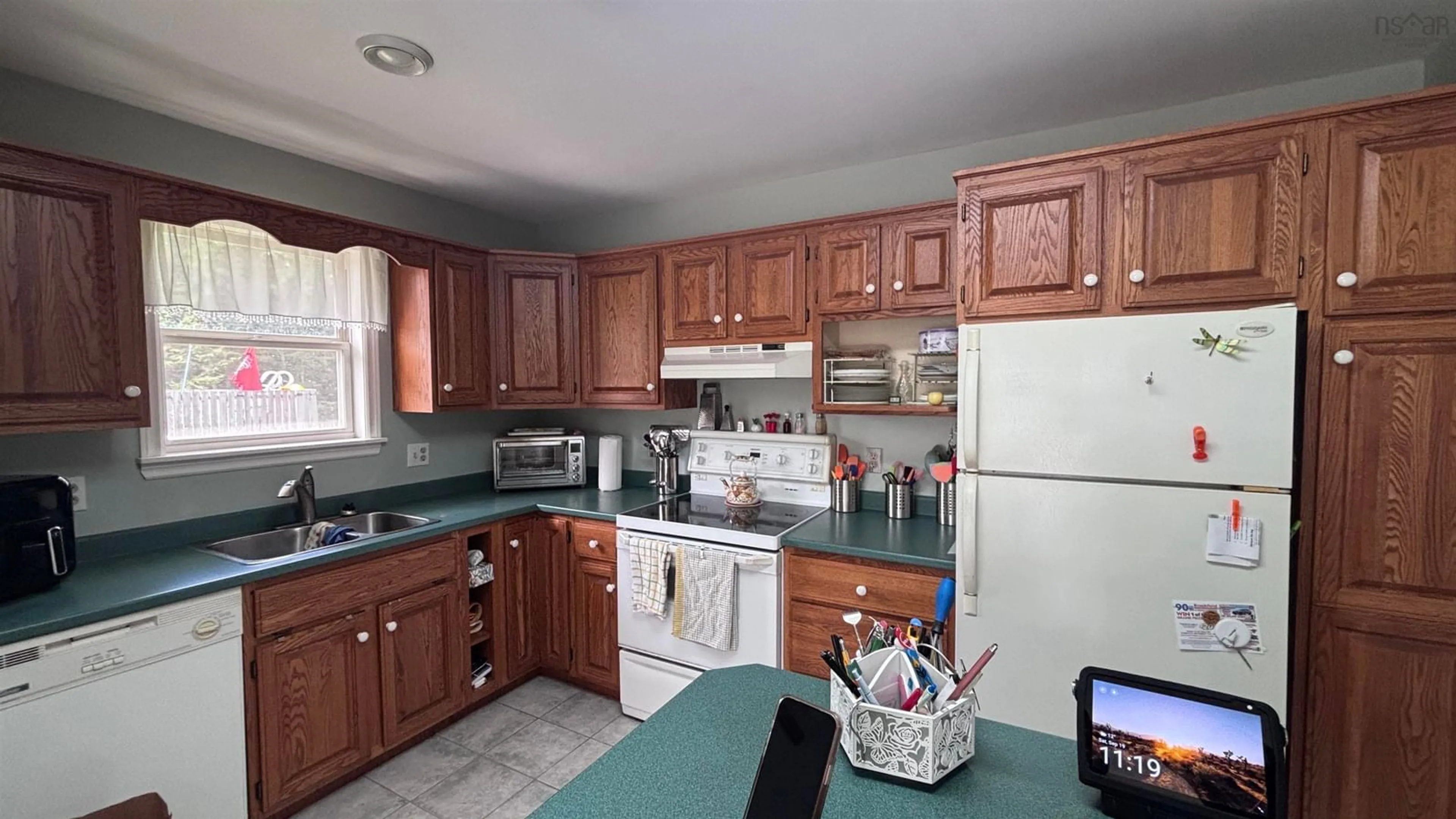 Standard kitchen, ceramic/tile floor for 684 West North River Rd, North River Nova Scotia B6L 6X7