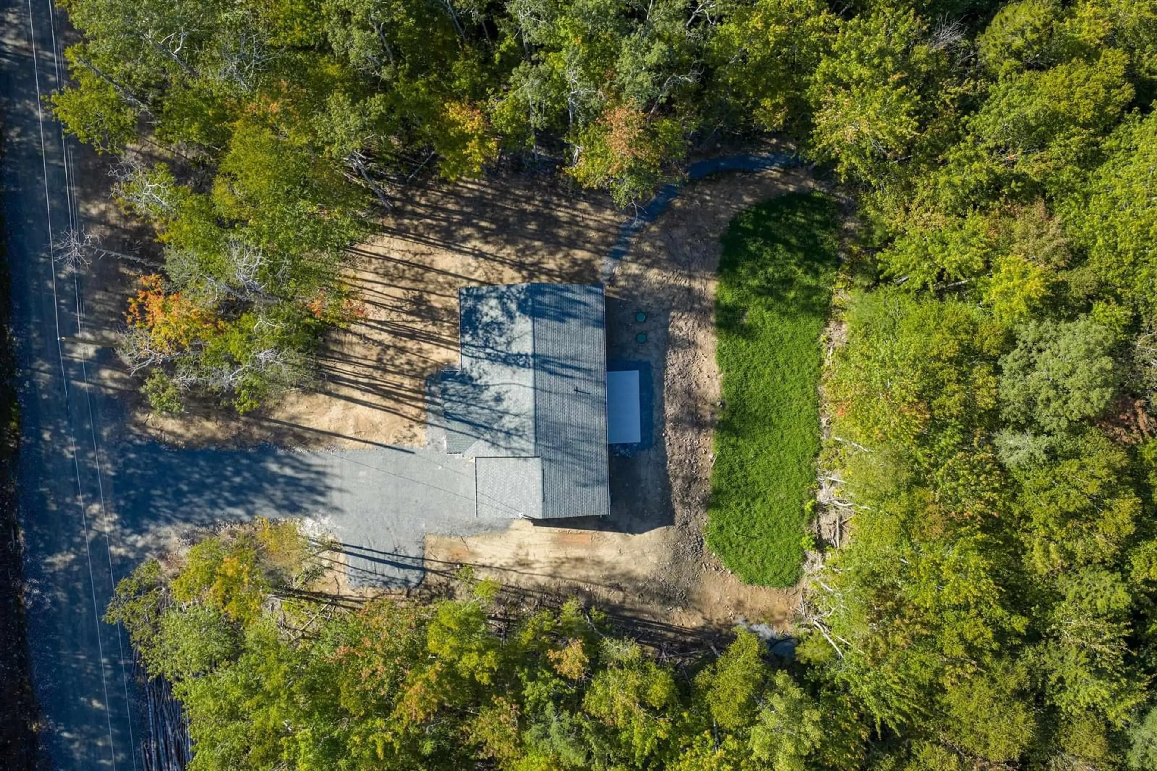 A pic from outside/outdoor area/front of a property/back of a property/a pic from drone, forest/trees view for 62 Ronald Lane, East Uniacke Nova Scotia B0N 1Z0