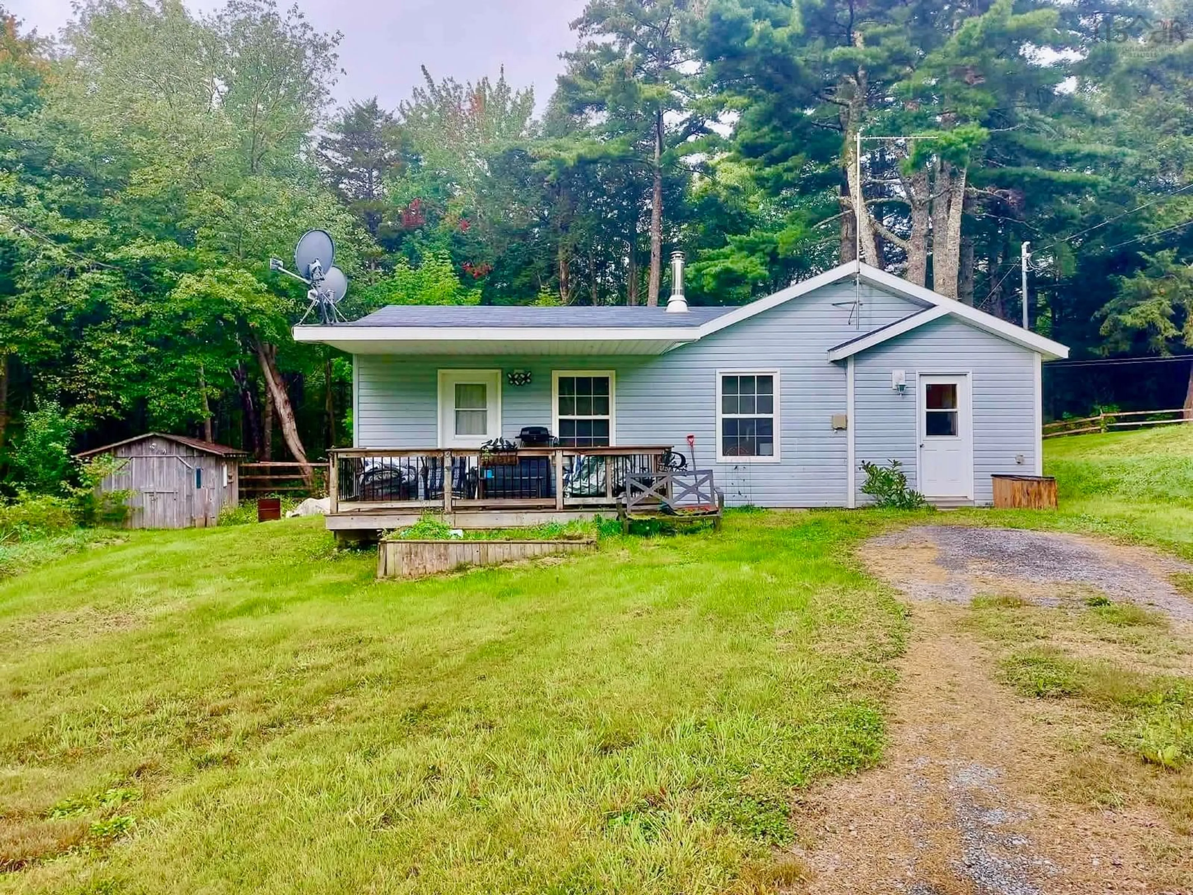 A pic from outside/outdoor area/front of a property/back of a property/a pic from drone, unknown for 4313 Medway River Rd, Bangs Falls Nova Scotia B0T 1E0
