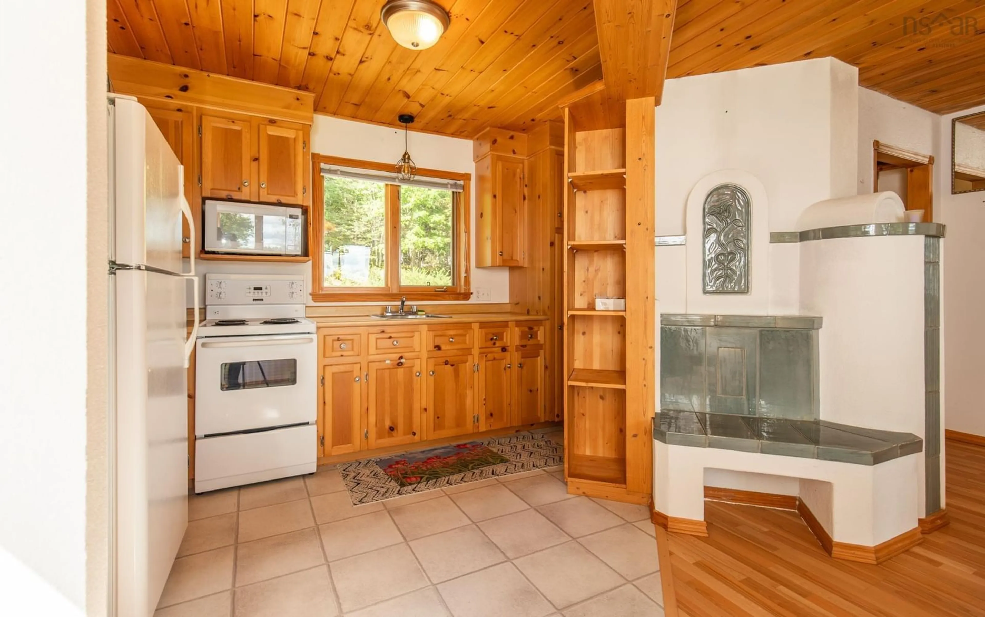 Standard kitchen, ceramic/tile floor for 100 Whispering Pine Dr, Canaan Nova Scotia B5A 5R3