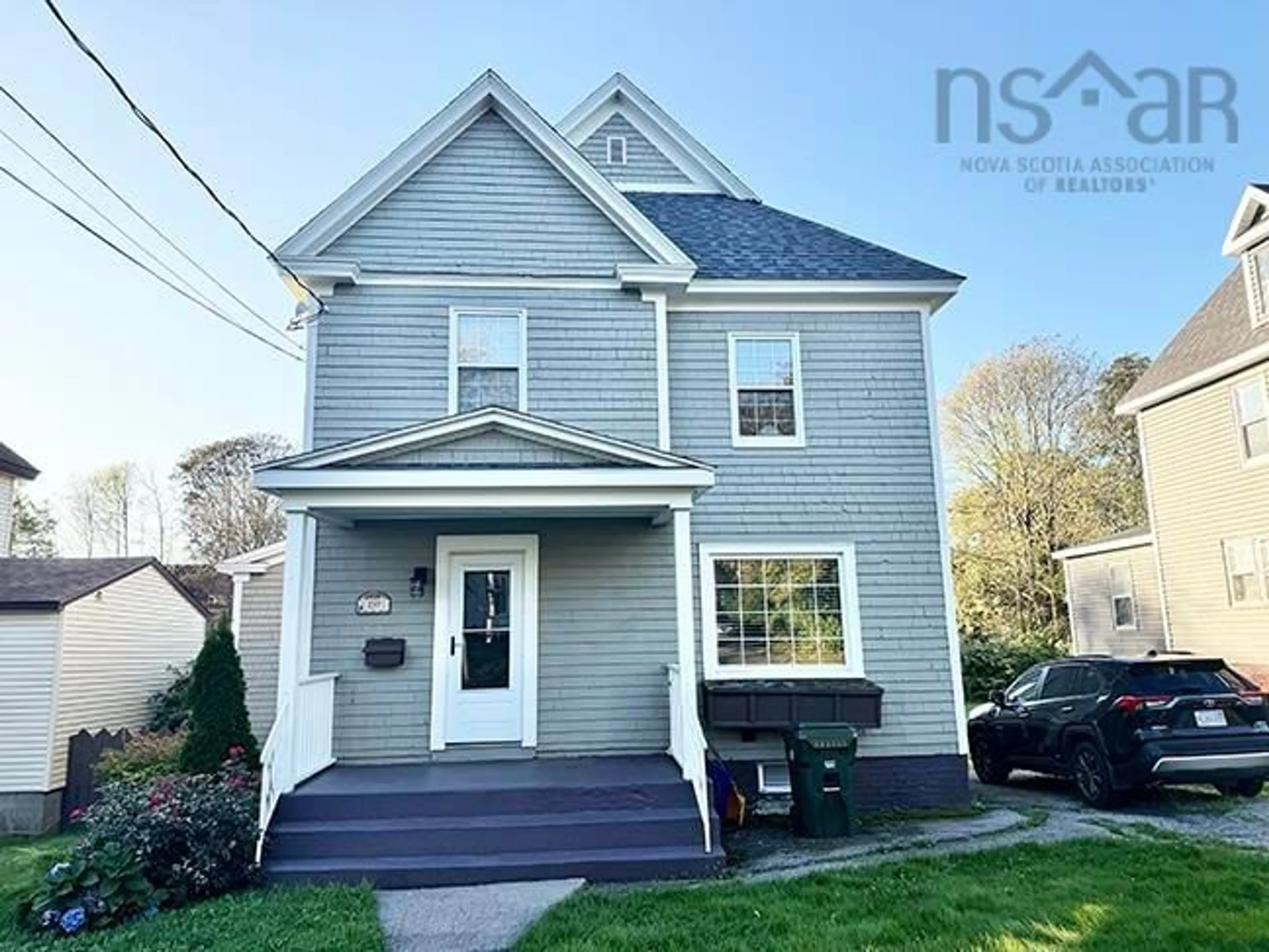 Home with vinyl exterior material, street for 159 Whitney Ave, Sydney Nova Scotia B1P 5A1
