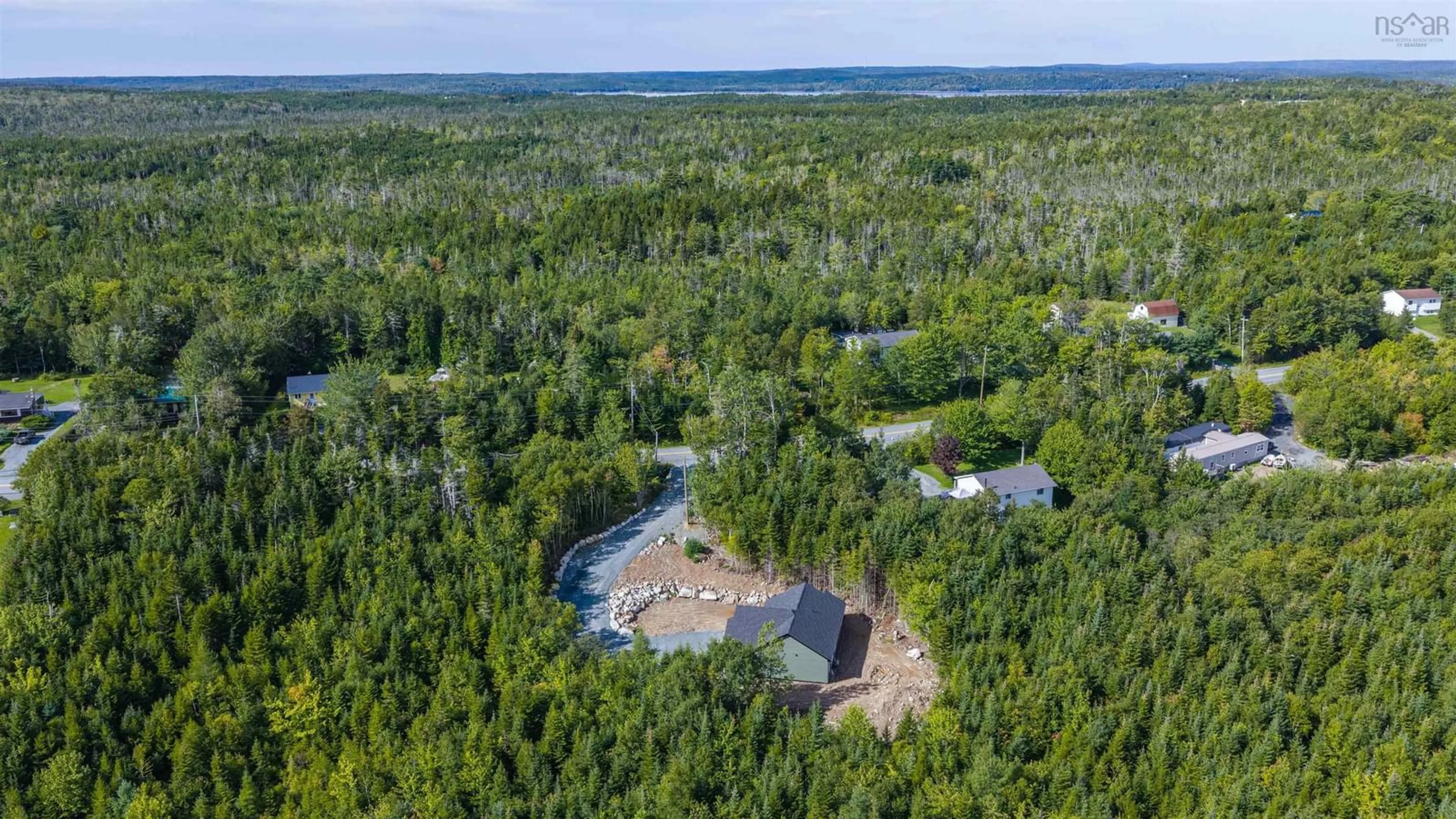 A pic from outside/outdoor area/front of a property/back of a property/a pic from drone, forest/trees view for 81 West Jeddore Rd, West Jeddore Nova Scotia B0J 2L0