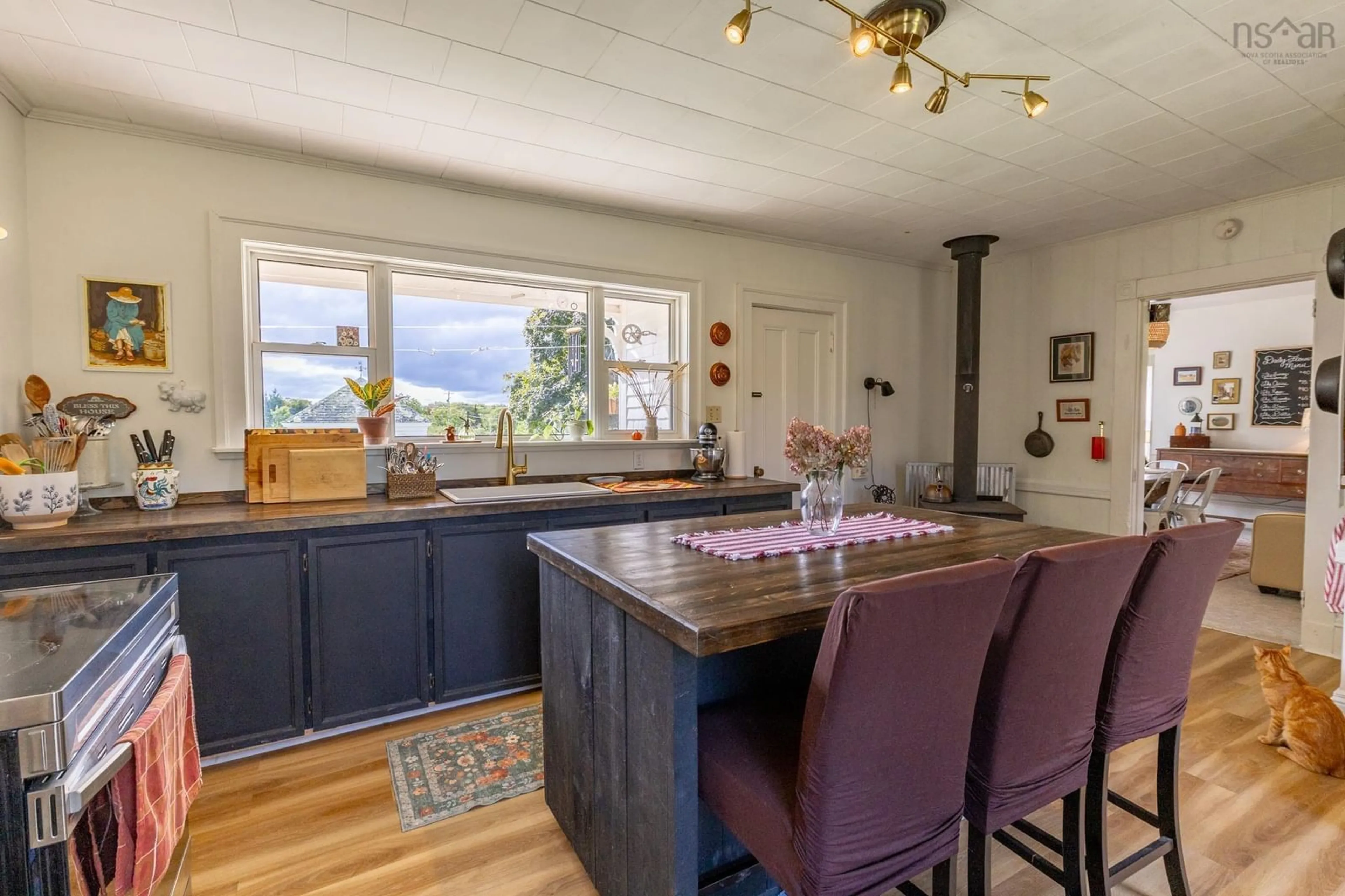 Open concept kitchen, unknown for 163 Belleville Rd, Belleville Nova Scotia B0W 3M0