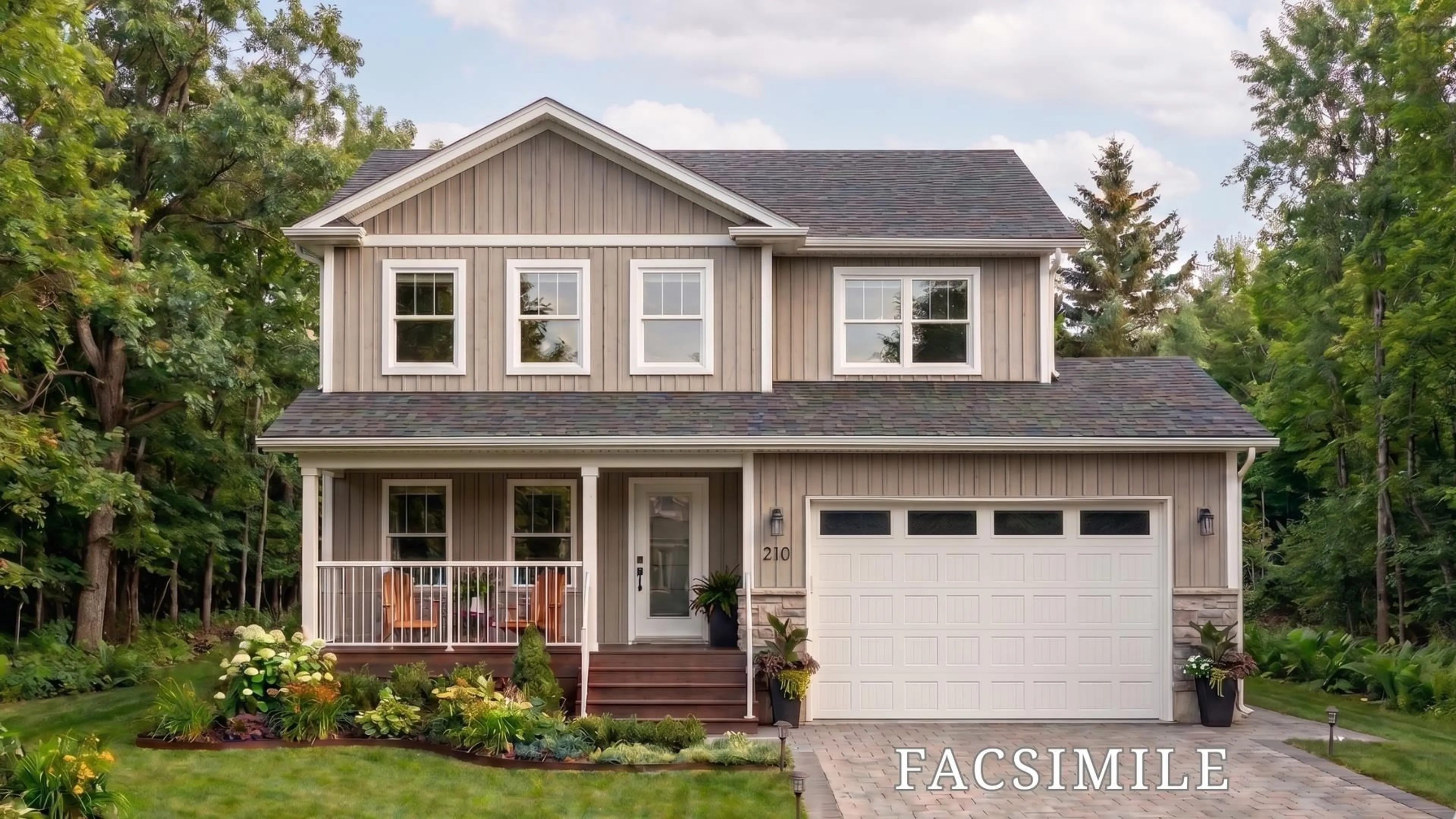 Home with vinyl exterior material, street for 303 Coulter Cres #Lot 210, Oakfield Nova Scotia B2T 0N5