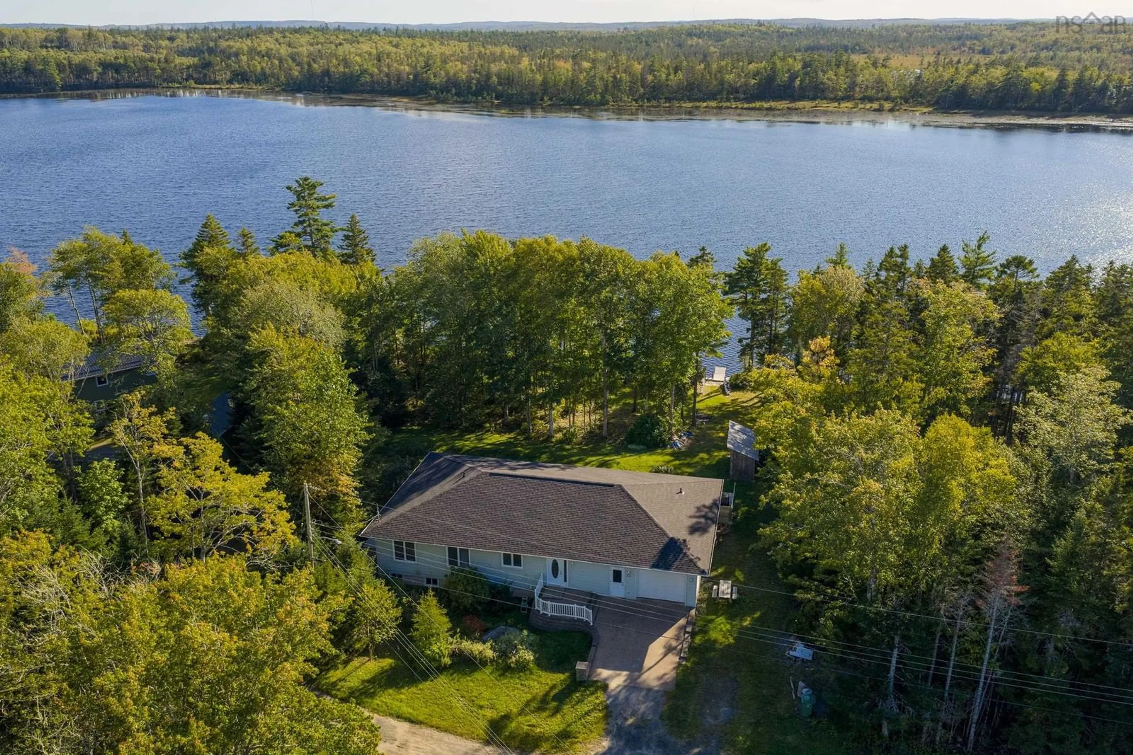 A pic from outside/outdoor area/front of a property/back of a property/a pic from drone, water/lake/river/ocean view for 64 Davis Ave, Upper Rawdon Nova Scotia B0N 2N0
