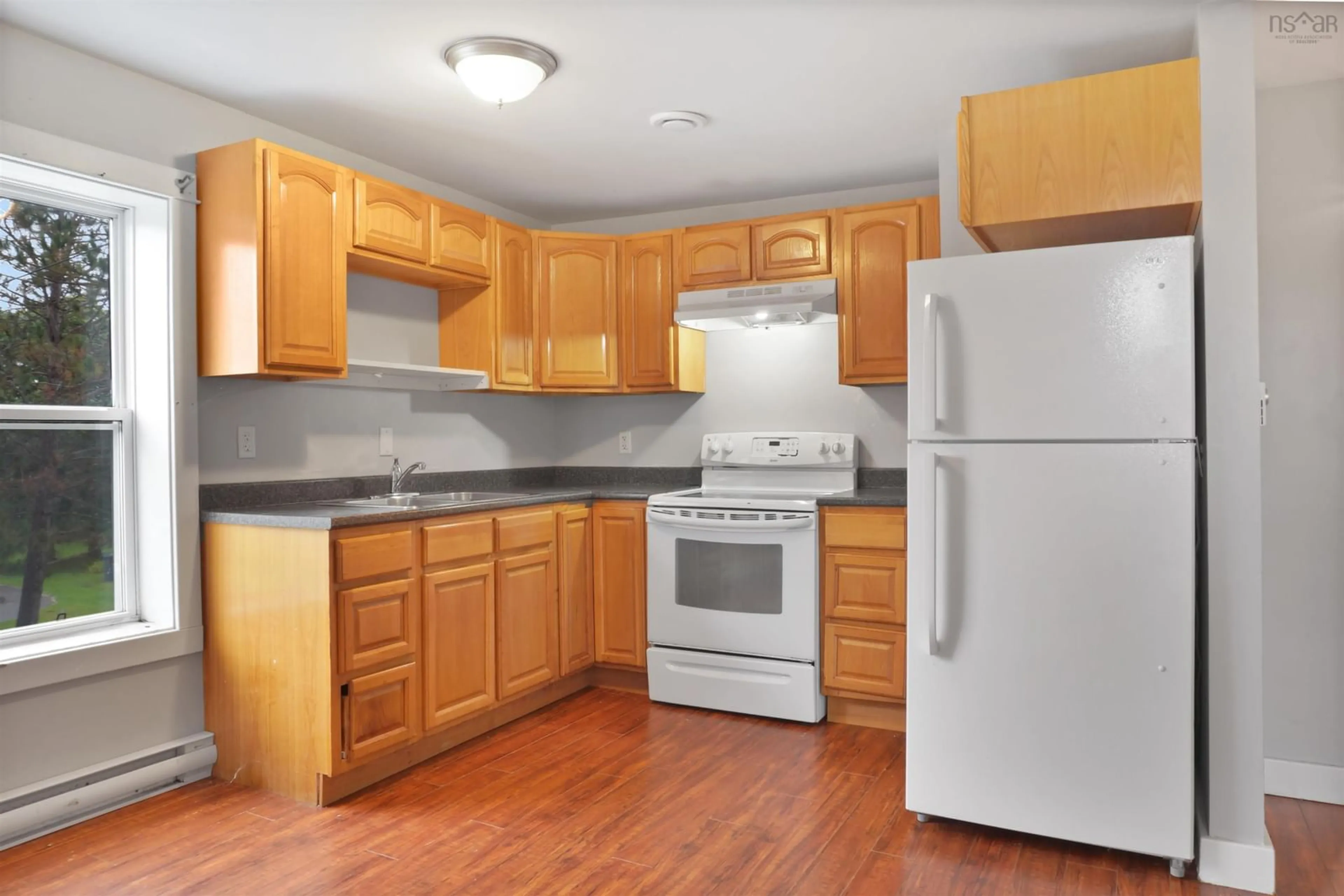 Standard kitchen, wood/laminate floor for 600 Main St, Lawrencetown Nova Scotia B0S 1M0