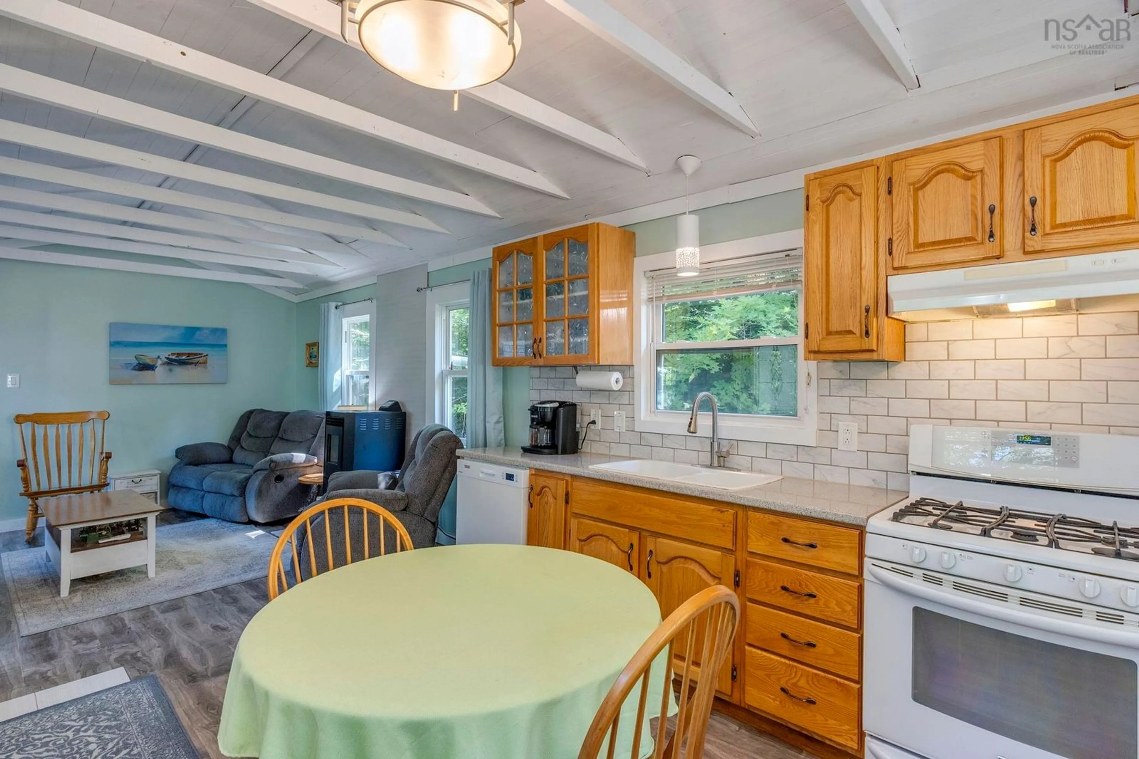 Open concept kitchen, ceramic/tile floor for 375 Eagle Rock Dr, Franey Corner Nova Scotia B0R 1N0