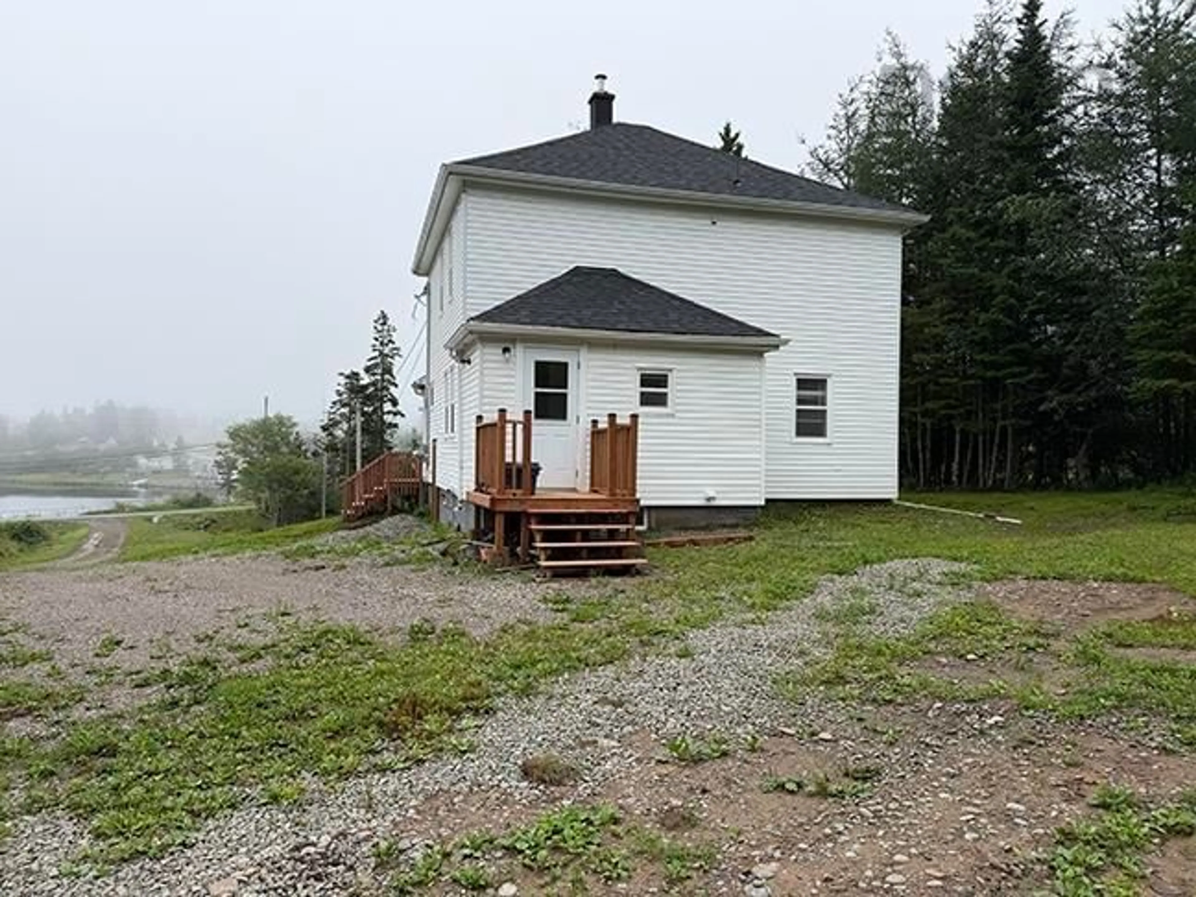 A pic from outside/outdoor area/front of a property/back of a property/a pic from drone, unknown for 9220 Pepperell St, St. Peter's Nova Scotia B0E 3B0
