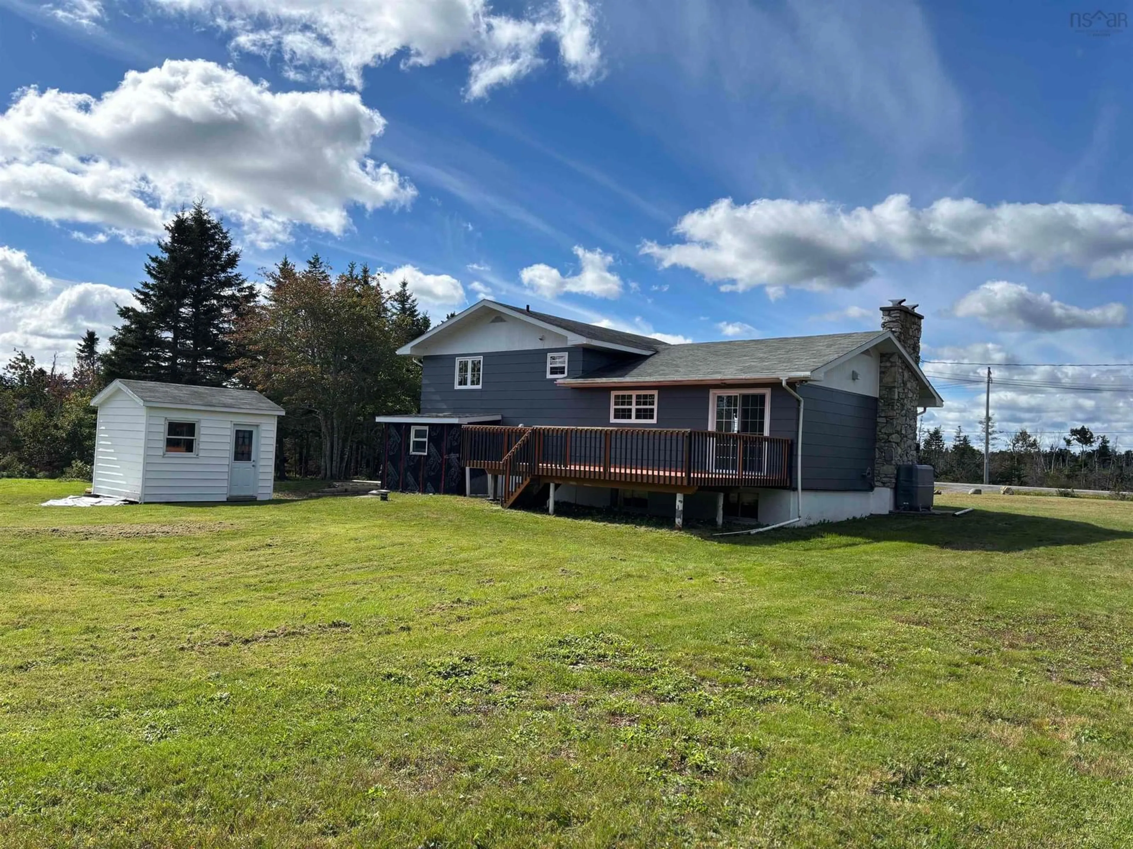 A pic from outside/outdoor area/front of a property/back of a property/a pic from drone, unknown for 6445 Louisbourg Hwy., Catalone Nova Scotia B1C 1R9