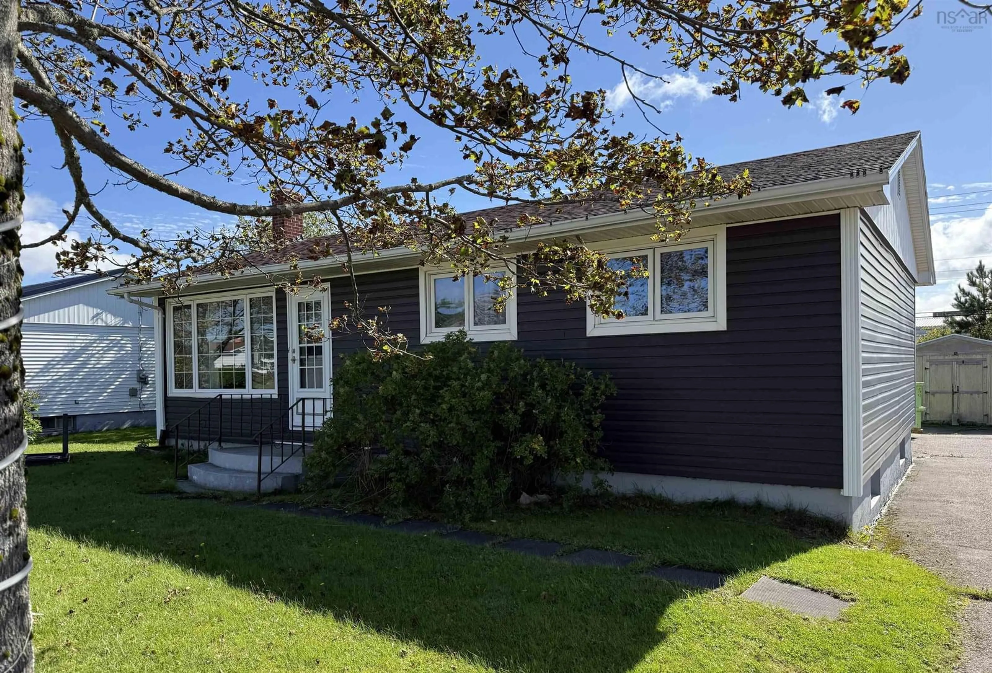 Home with vinyl exterior material, street for 7 Harold Street, Port Hawkesbury Nova Scotia B9A 2Z8