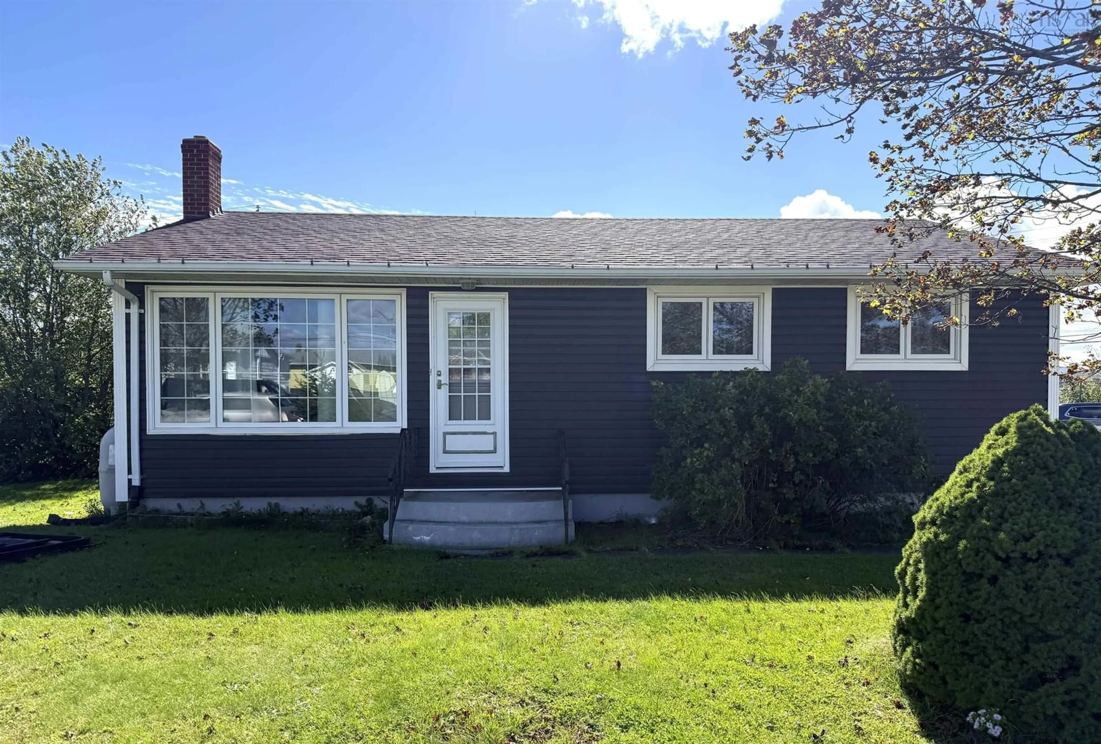 Home with vinyl exterior material, street for 7 Harold Street, Port Hawkesbury Nova Scotia B9A 2Z8