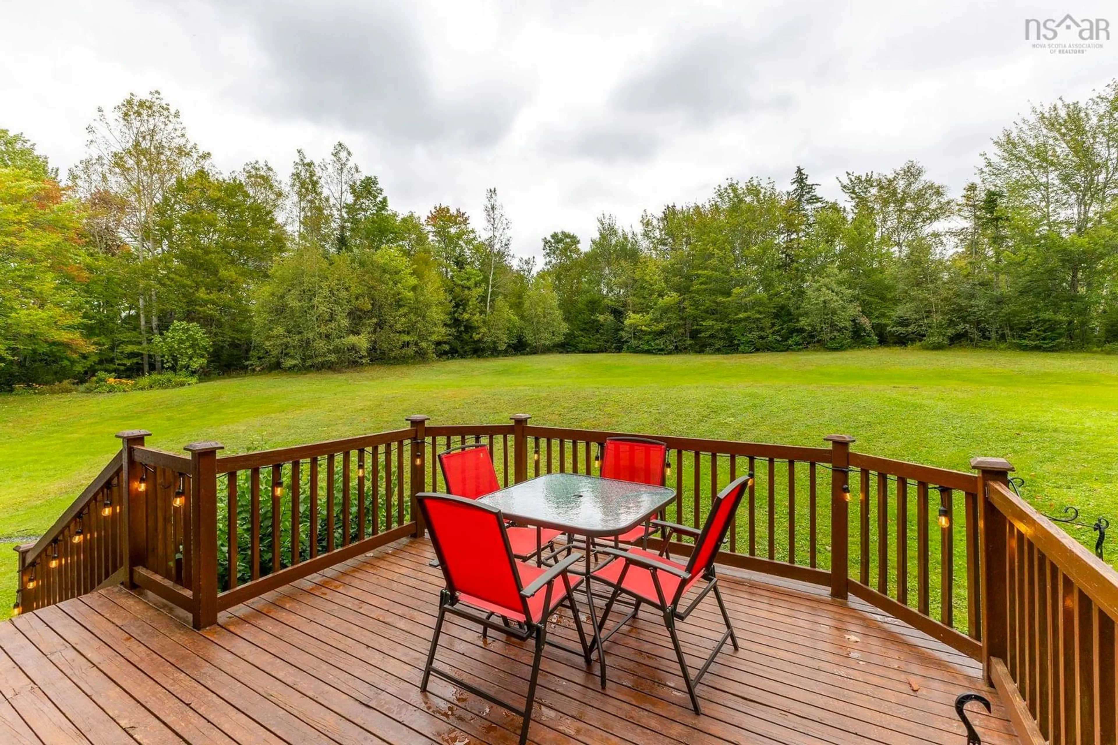 Patio, water/lake/river/ocean view for 3764 East River East Side Rd, Churchville Nova Scotia B2H 5C5