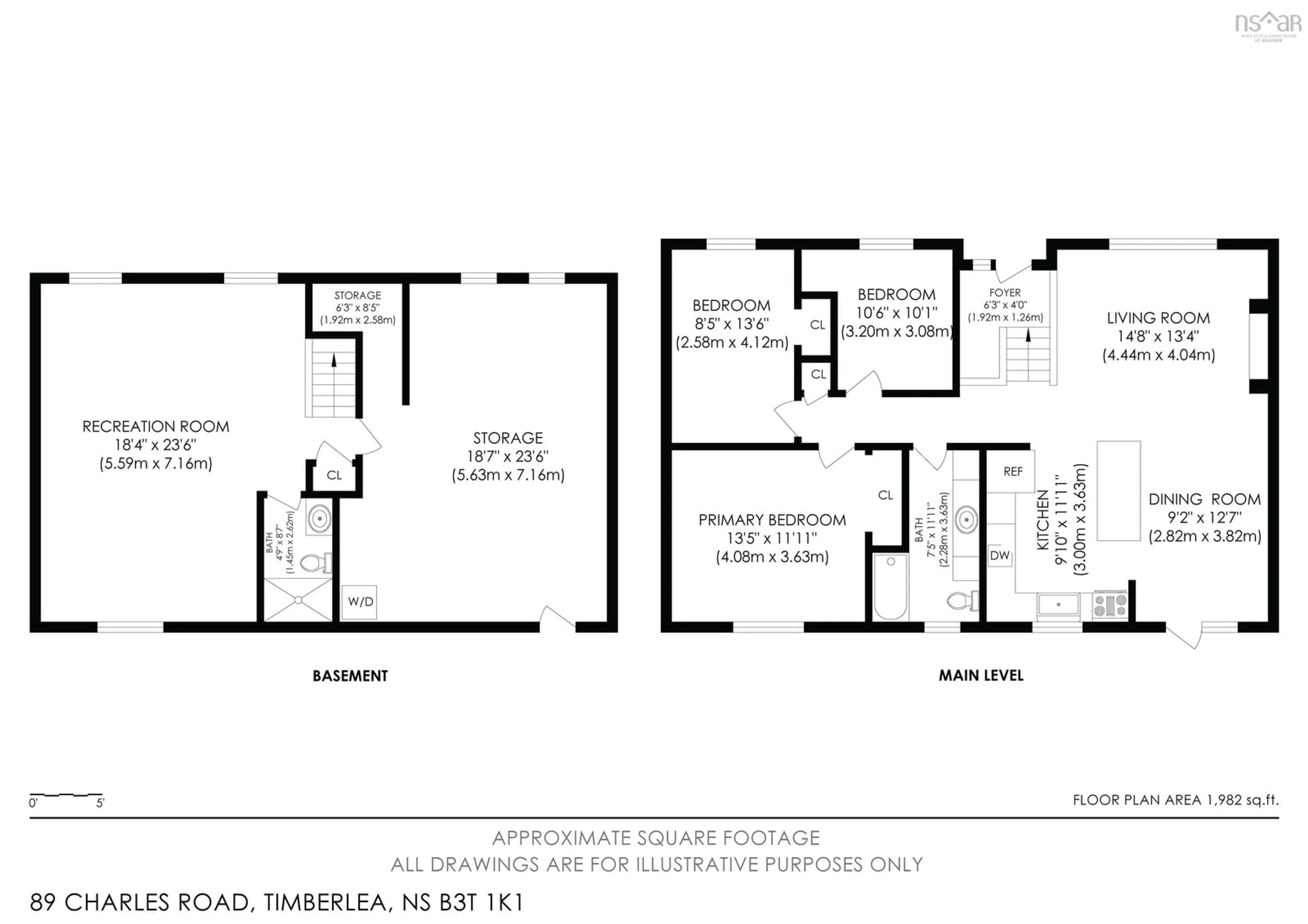Floor plan for 89 Charles Road, Timberlea Nova Scotia B3T 1J7