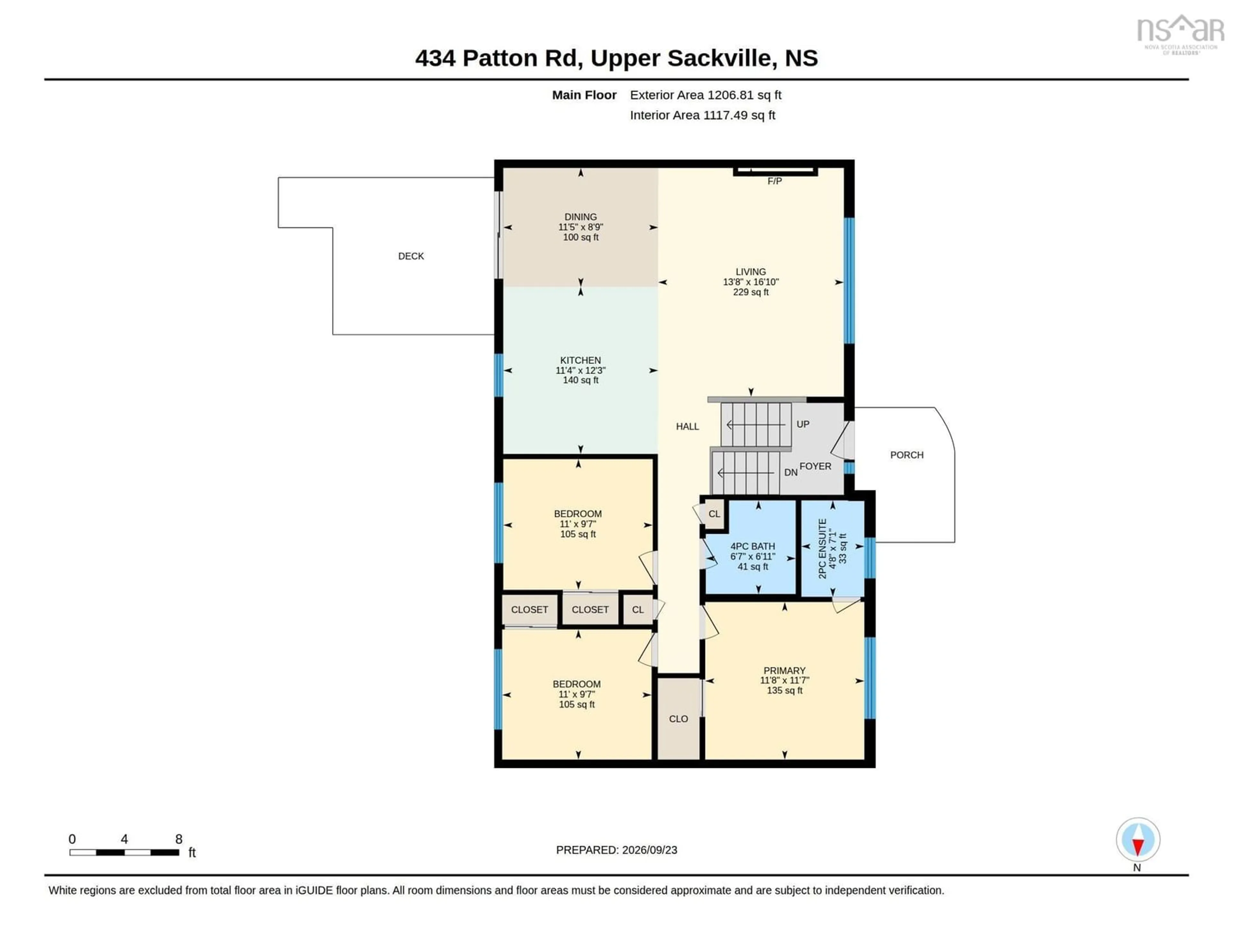 Floor plan for 434 Patton Rd, Upper Sackville Nova Scotia B4E 3B7