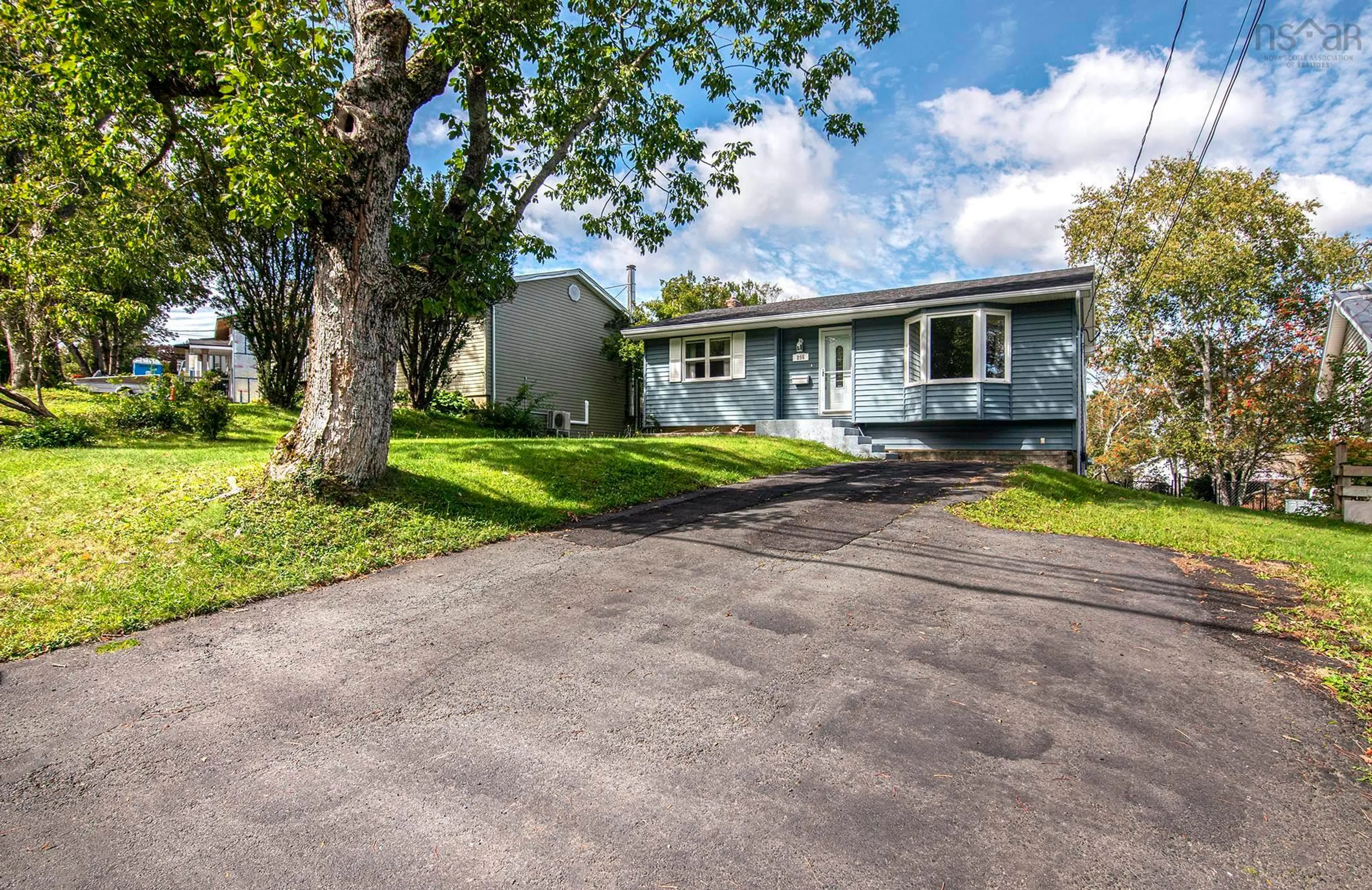 Home with vinyl exterior material, street for 256 Mount Edward Rd, Dartmouth Nova Scotia B2W 3L6