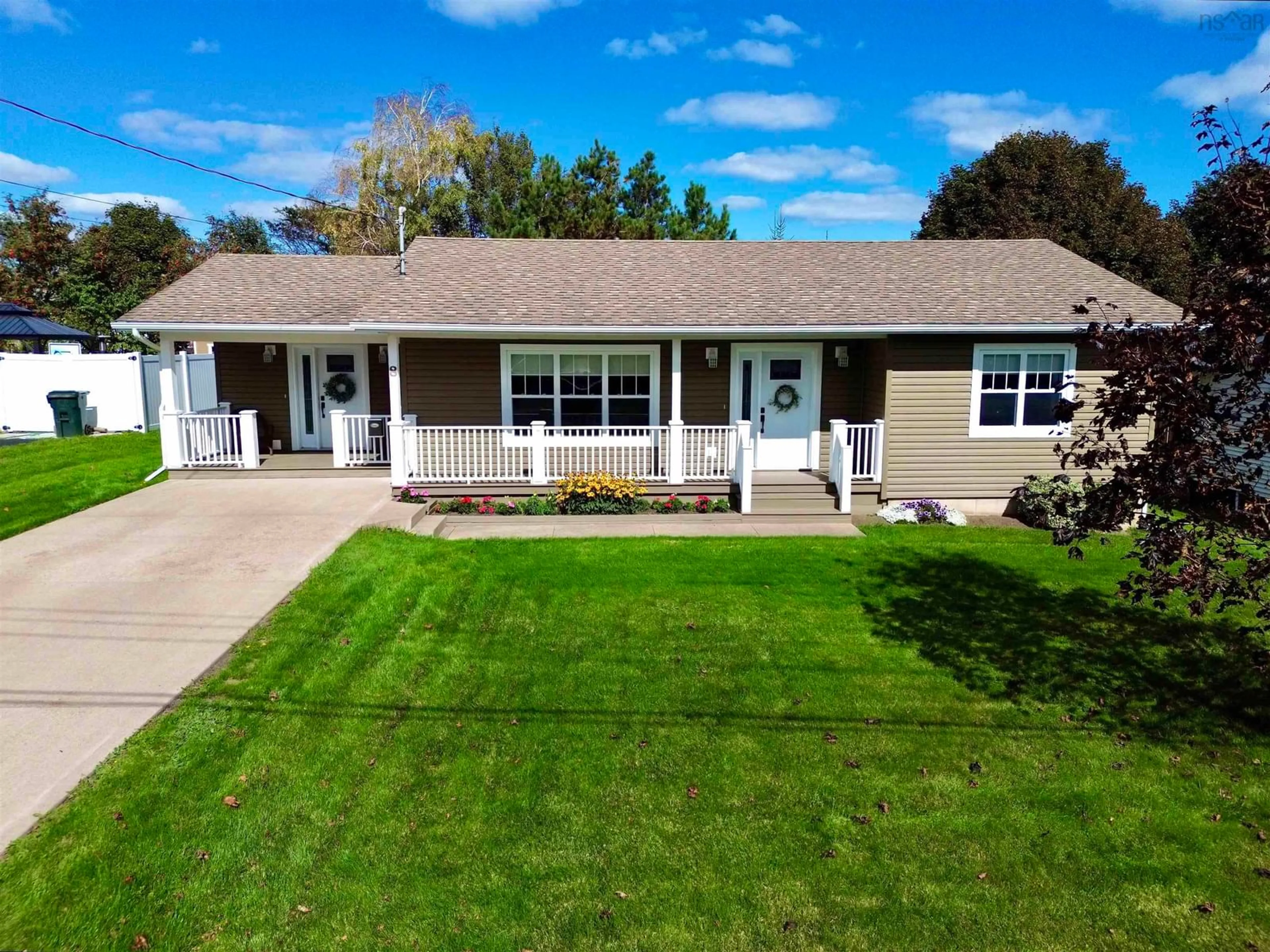 A pic from outside/outdoor area/front of a property/back of a property/a pic from drone, street for 8 Fletcher Dr, Amherst Nova Scotia B4H 4M4