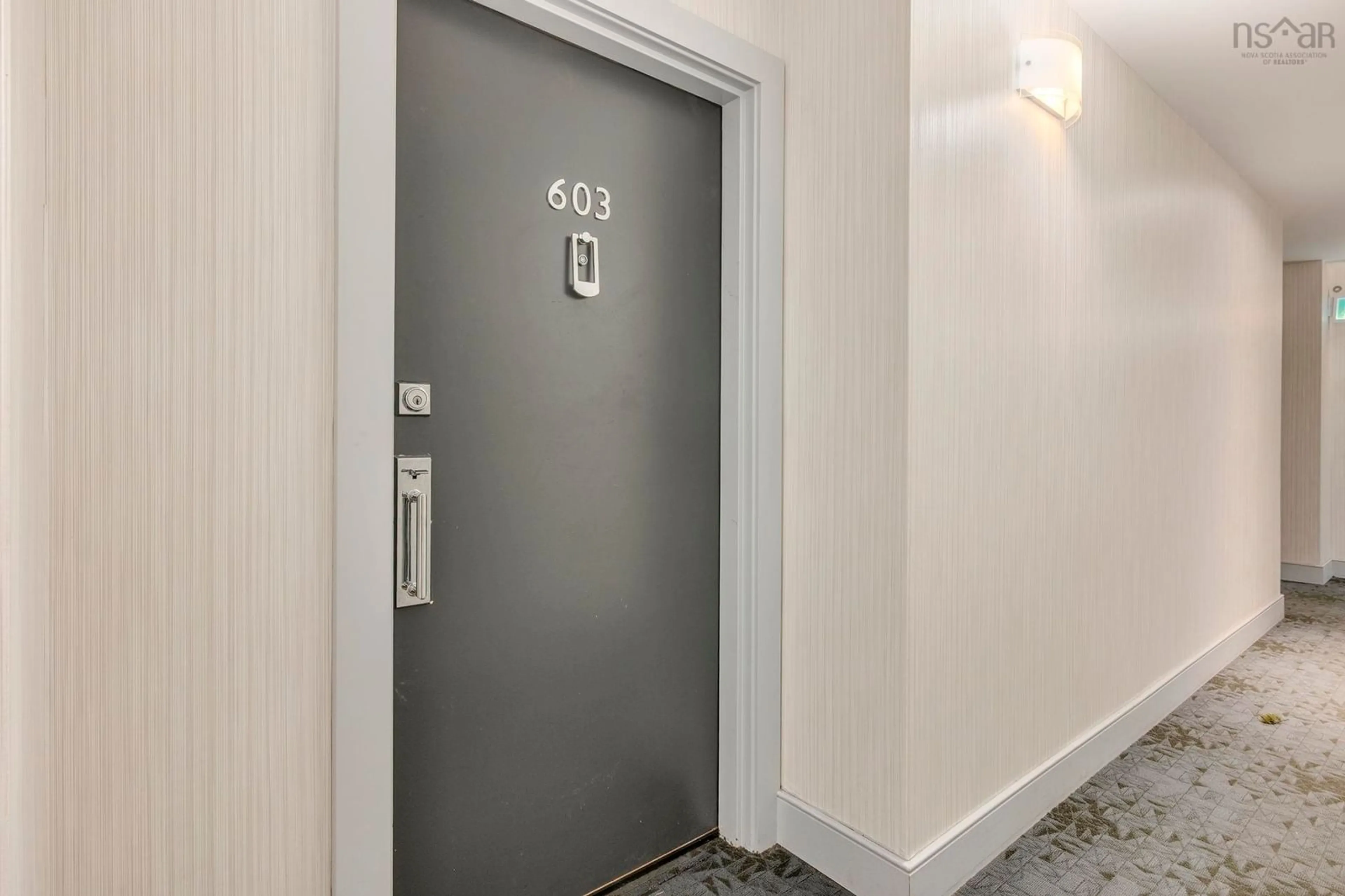 Indoor foyer for 1454 Dresden Row #603, Halifax Nova Scotia B3J 3T5
