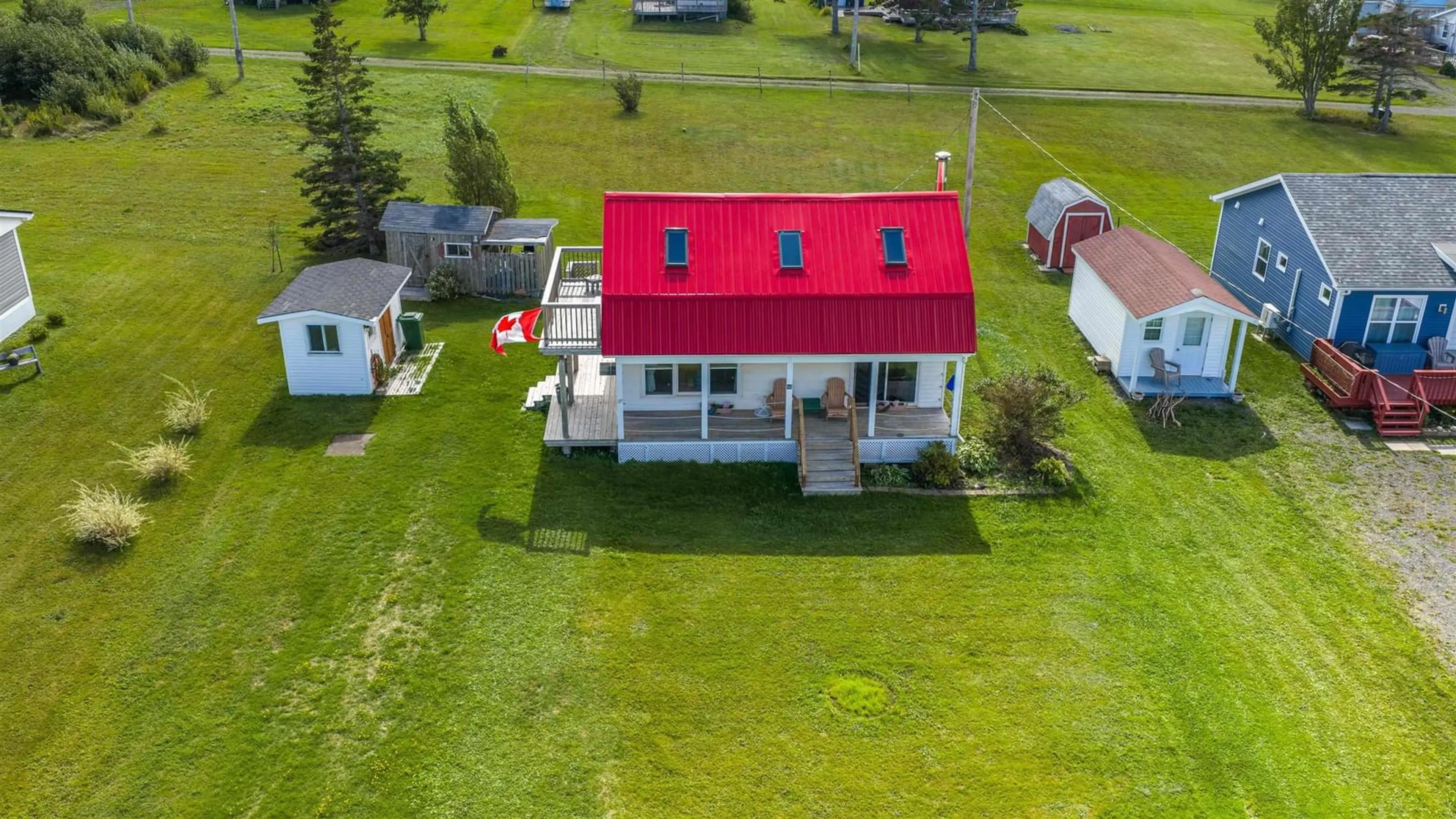 A pic from outside/outdoor area/front of a property/back of a property/a pic from drone, building for 86 Red Cliff Dr, Seafoam Nova Scotia B0K 1N0
