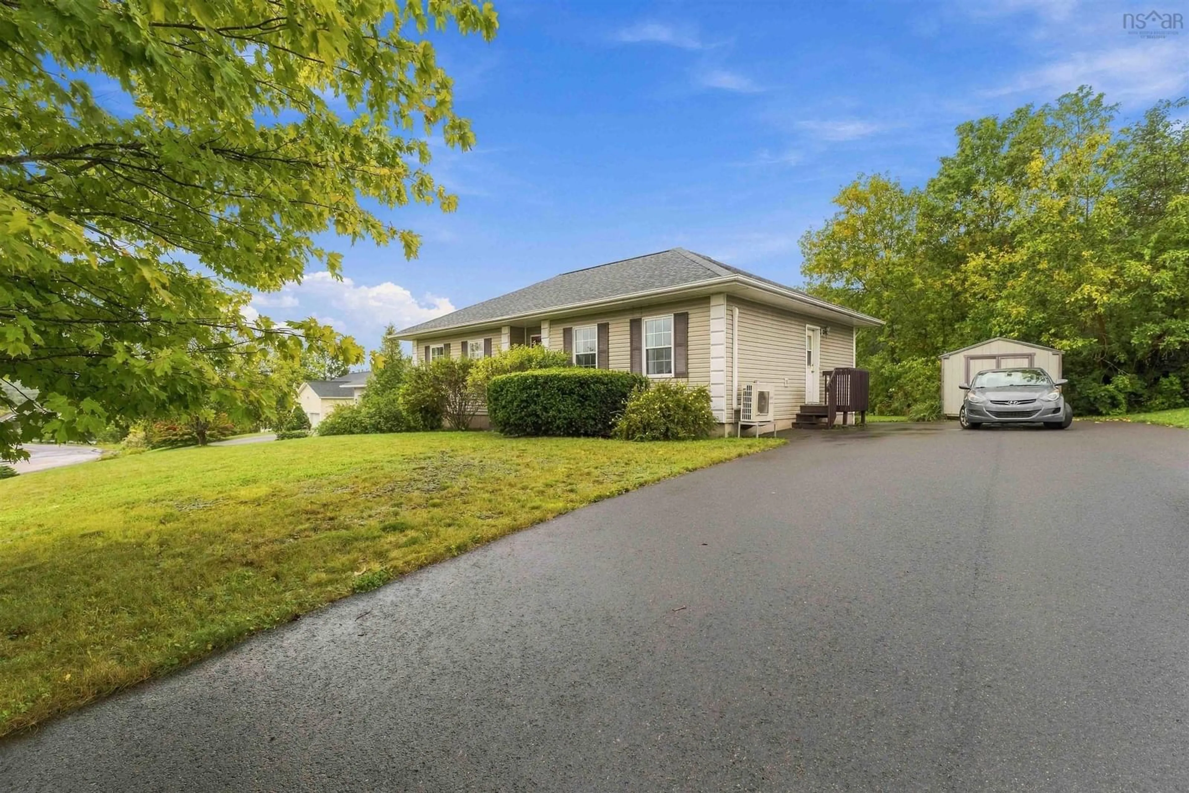 A pic from outside/outdoor area/front of a property/back of a property/a pic from drone, unknown for 155 Eagle Creek Rd, North Kentville Nova Scotia B4N 5J4