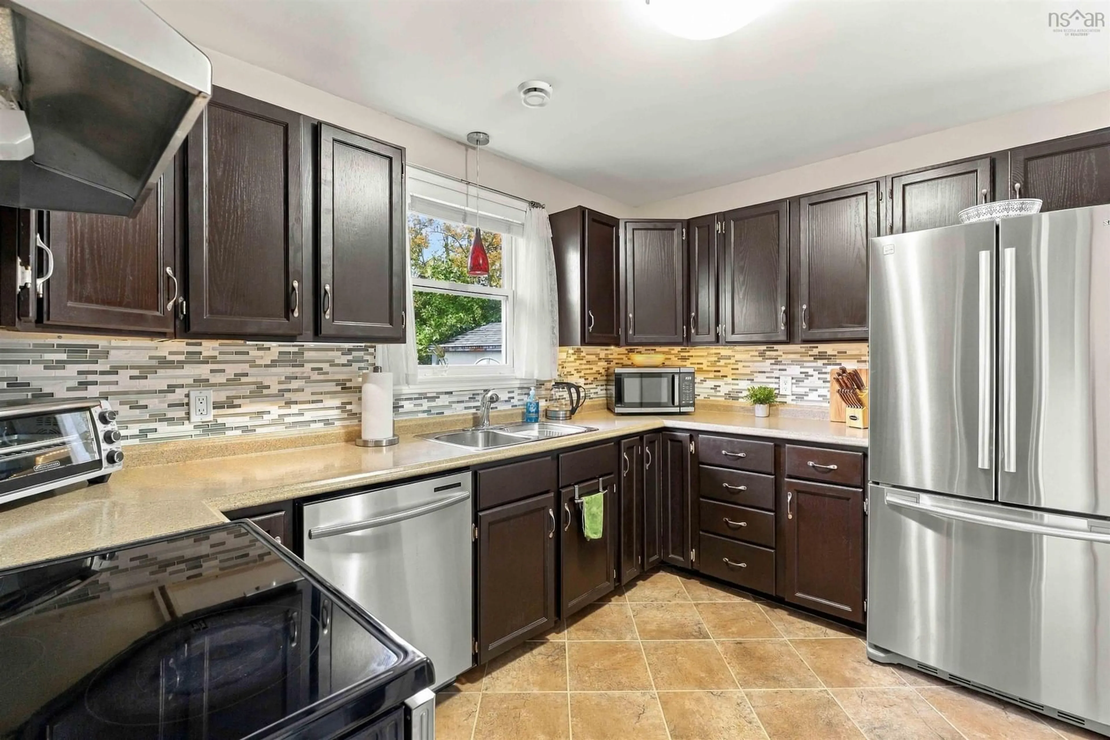 Open concept kitchen, ceramic/tile floor for 155 Eagle Creek Rd, North Kentville Nova Scotia B4N 5J4