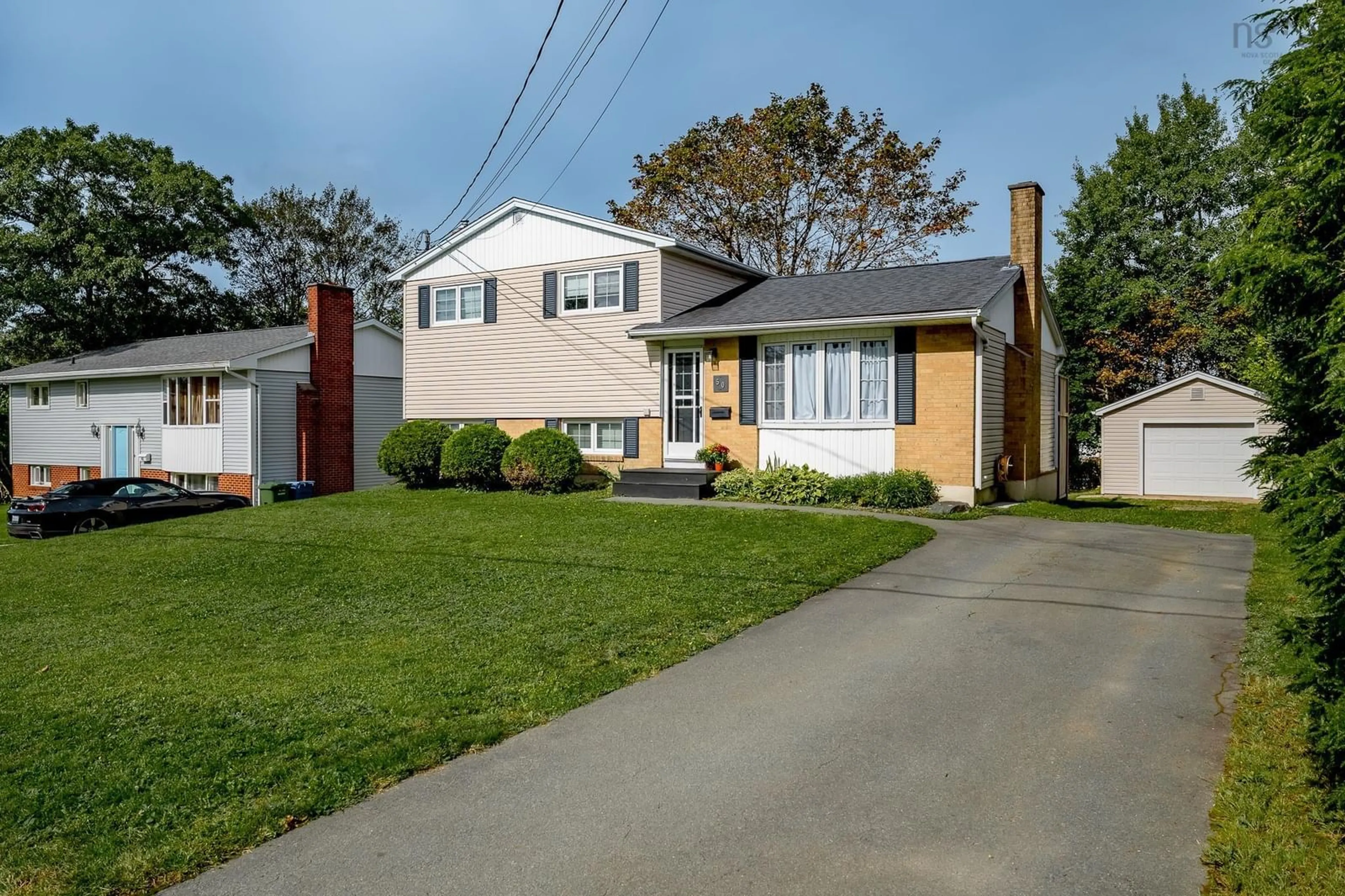 Home with vinyl exterior material, street for 50 Lethbridge Ave, Dartmouth Nova Scotia B2X 2W3