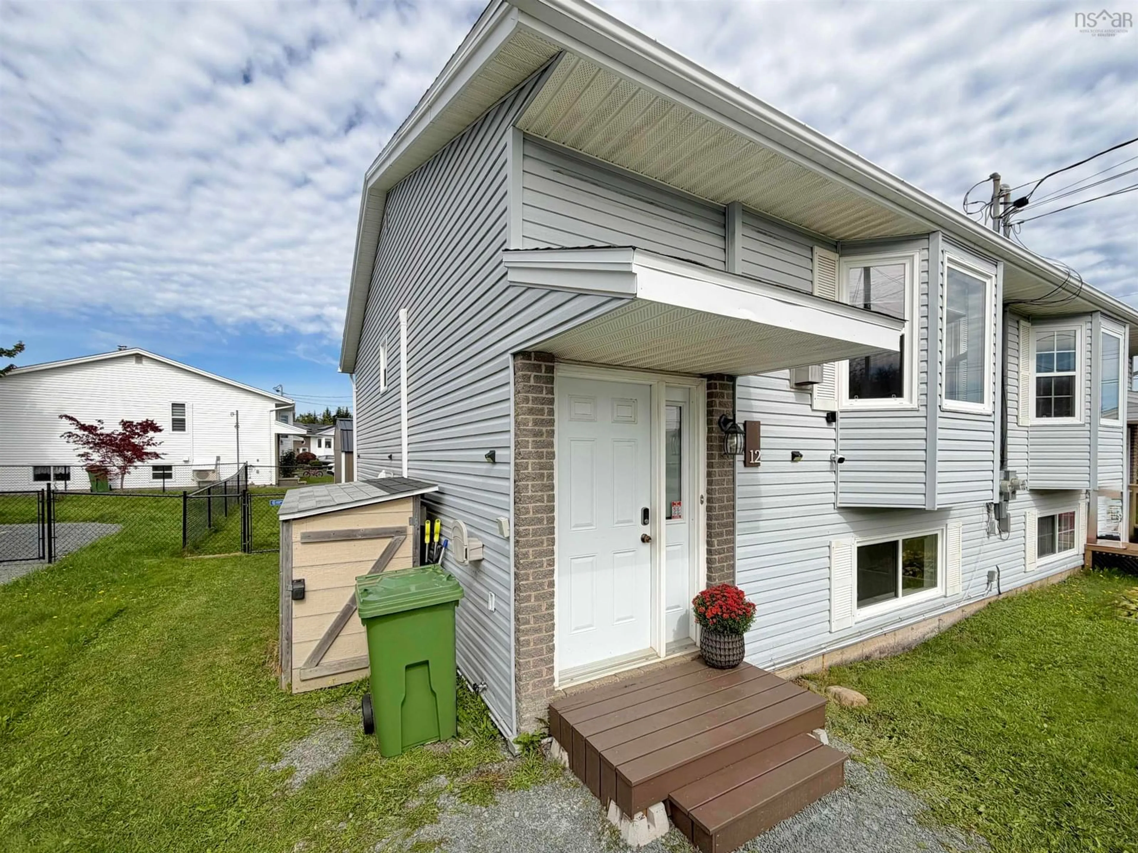 Home with vinyl exterior material, street for 12 Thorncrest Crt, Eastern Passage Nova Scotia B3G 1N4