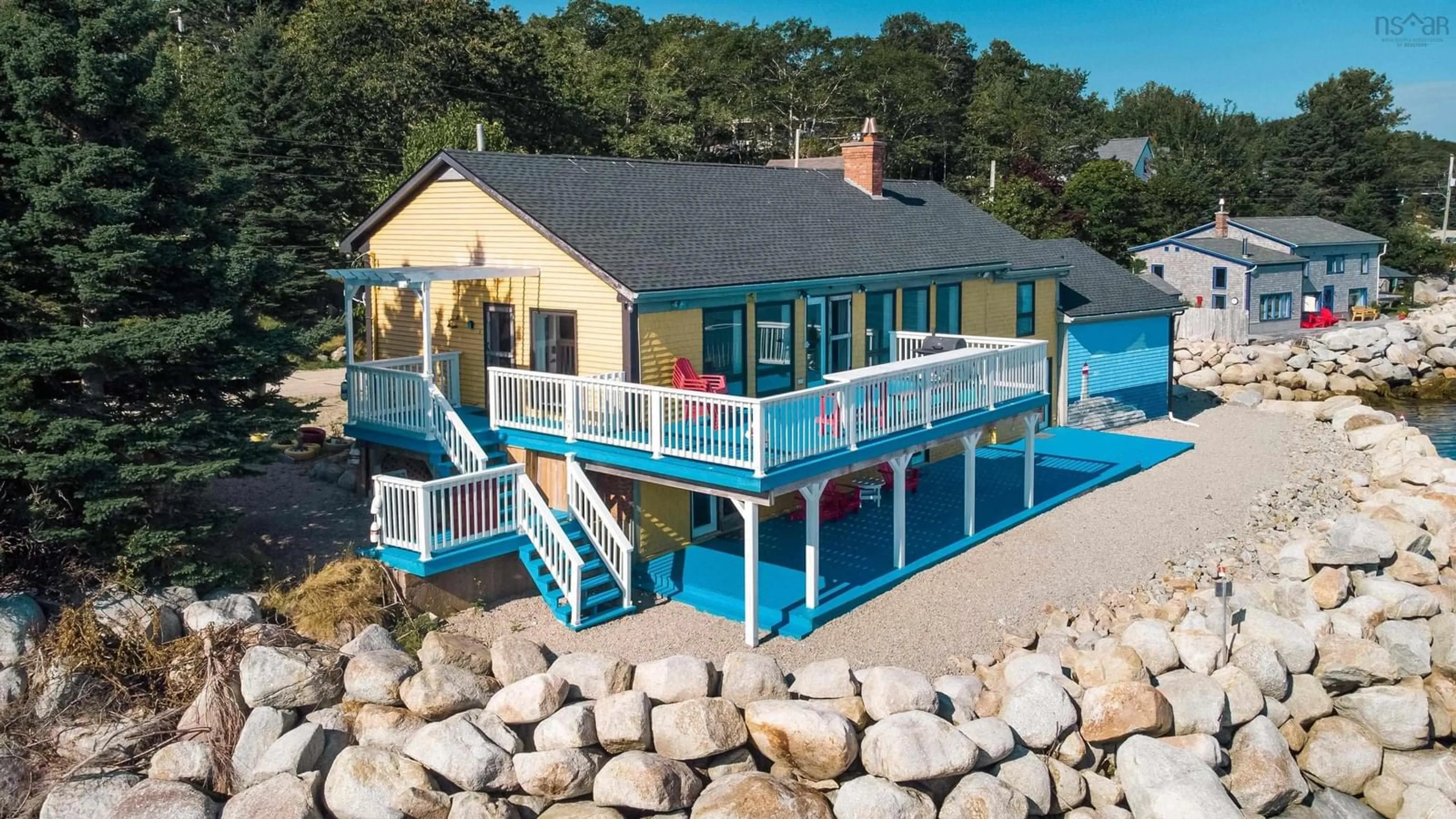 Home with vinyl exterior material, water/lake/river/ocean view for 501 Mill Cove Shore Rd, Birchy Head Nova Scotia B0J 1T0
