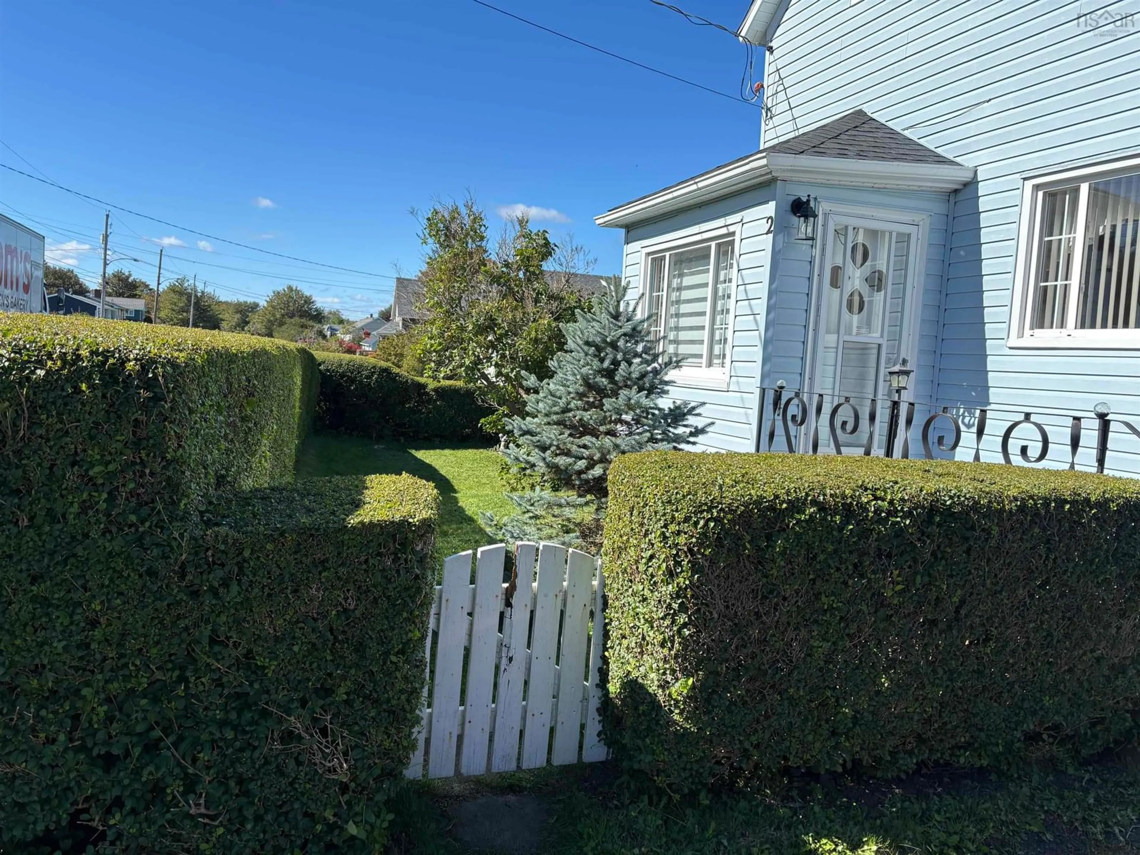 A pic from outside/outdoor area/front of a property/back of a property/a pic from drone, street for 2 Burke Street, Sydney Mines Nova Scotia B1V 1Z2