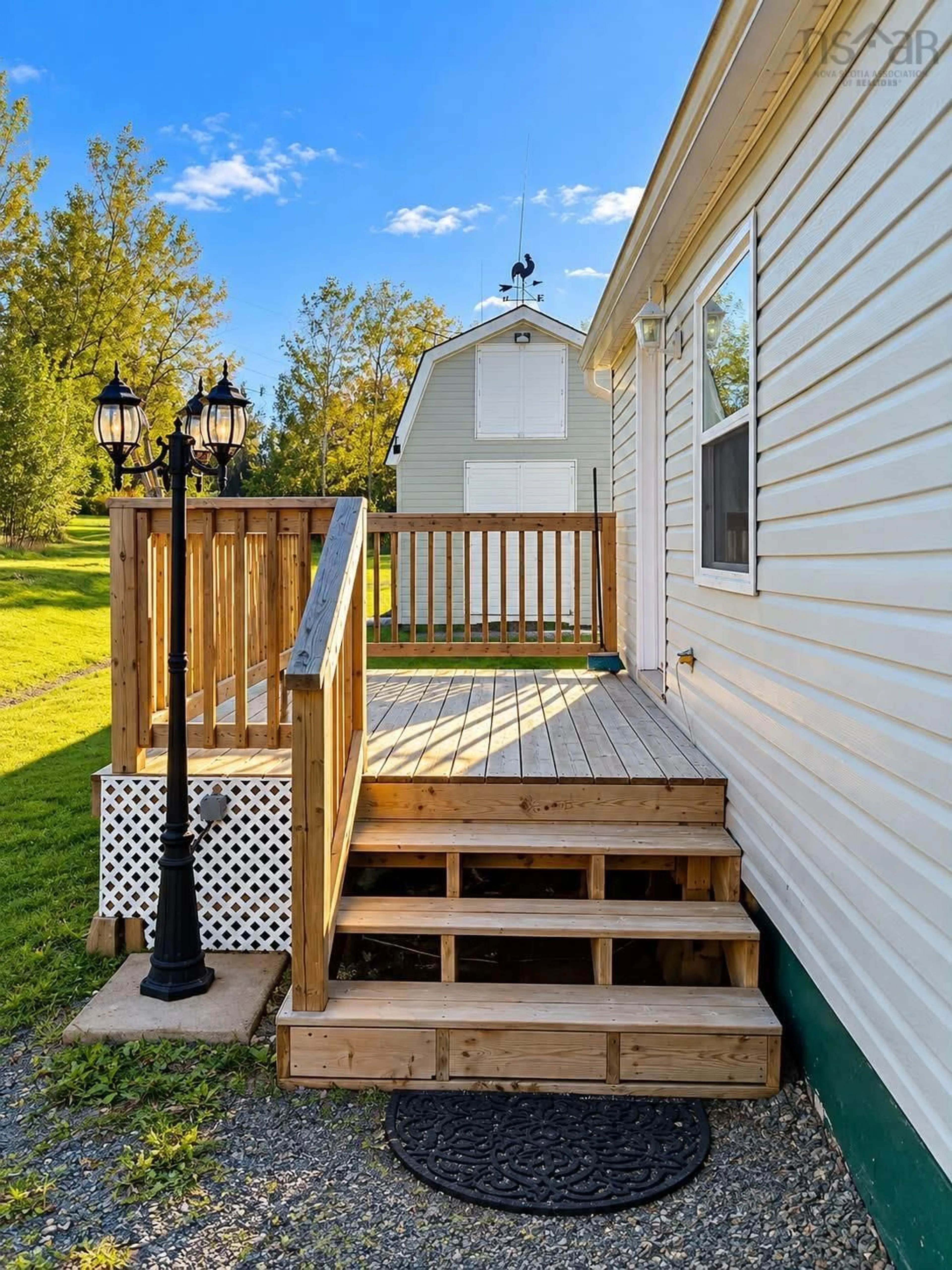 Home with vinyl exterior material, street for 6144 Highway 4, Linacy Nova Scotia B2H 5C4
