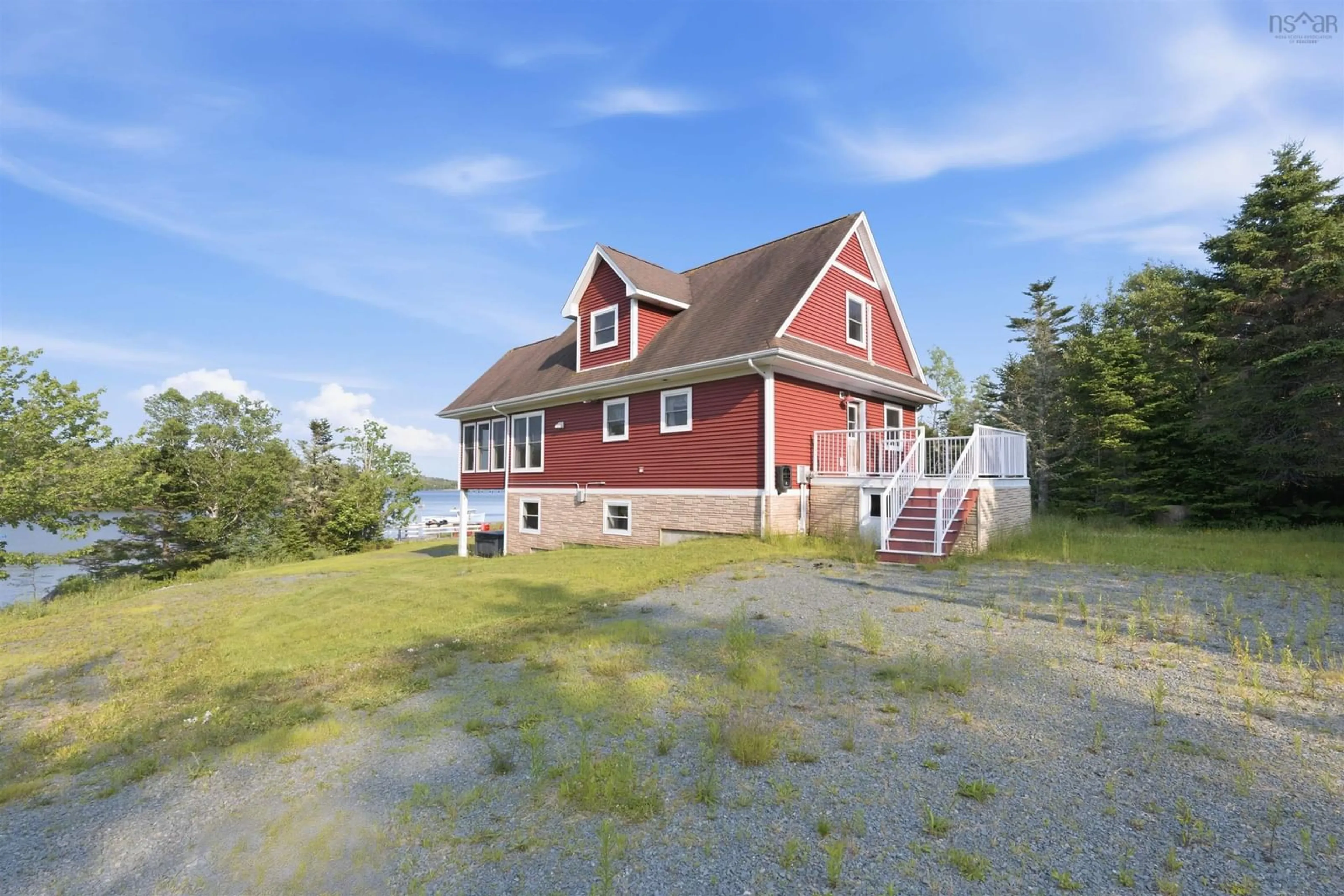A pic from outside/outdoor area/front of a property/back of a property/a pic from drone, unknown for 975 West Ship Harbour Rd, Lower Ship Harbour Nova Scotia B0J 2L0