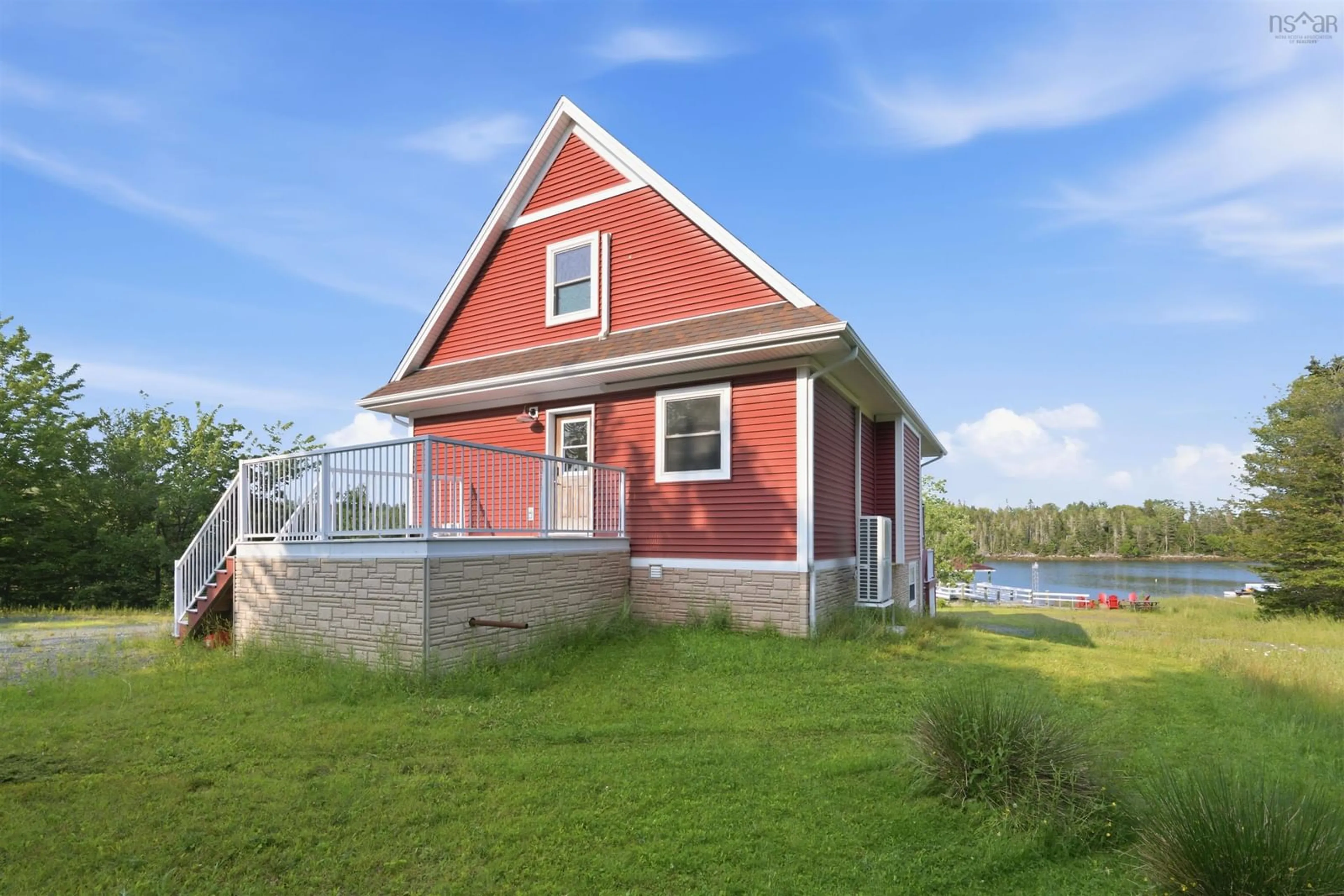 Home with vinyl exterior material, water/lake/river/ocean view for 975 West Ship Harbour Rd, Lower Ship Harbour Nova Scotia B0J 2L0