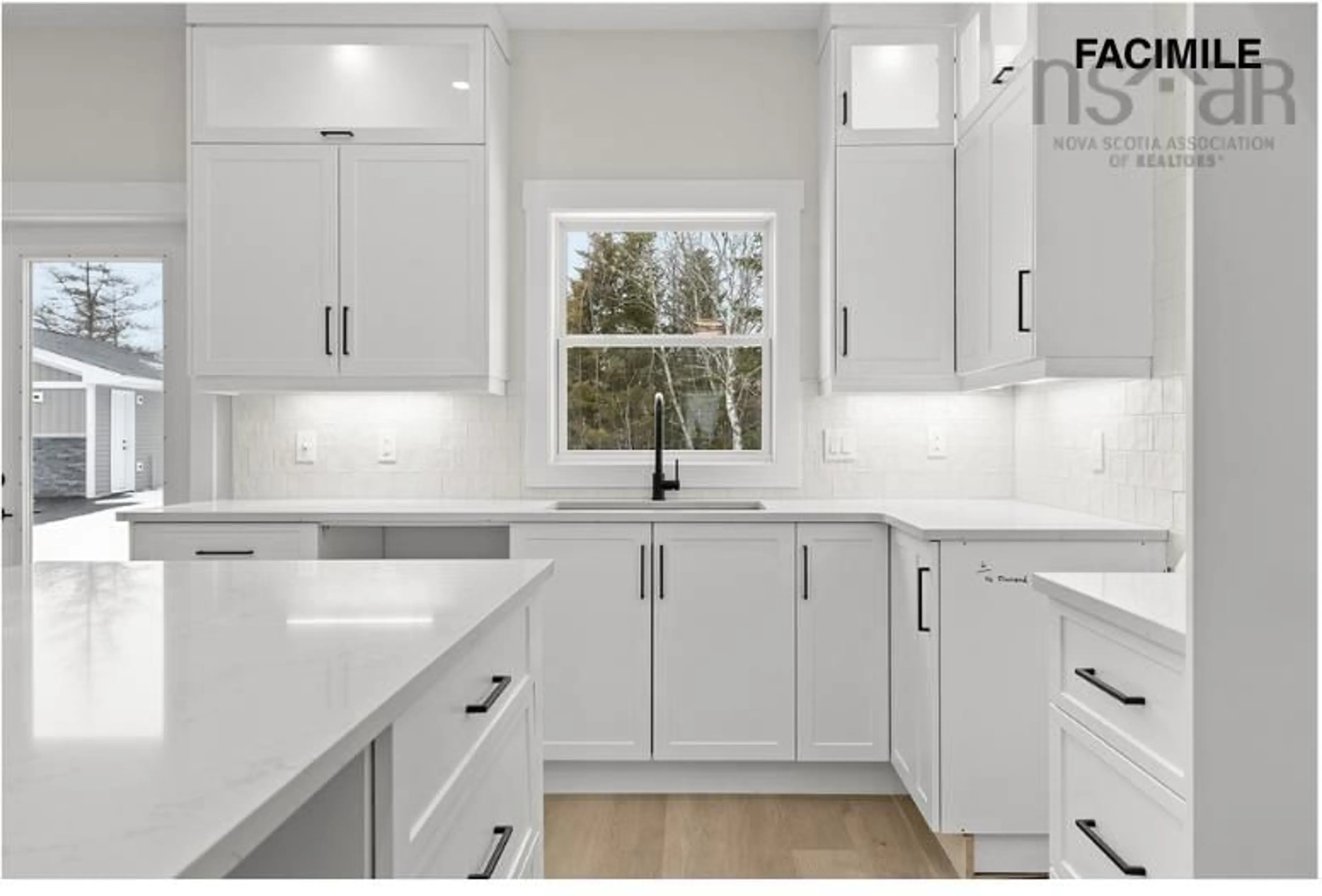 Contemporary kitchen, ceramic/tile floor for 492 Bondi Dr, Middle Sackville Nova Scotia B4E 0W2