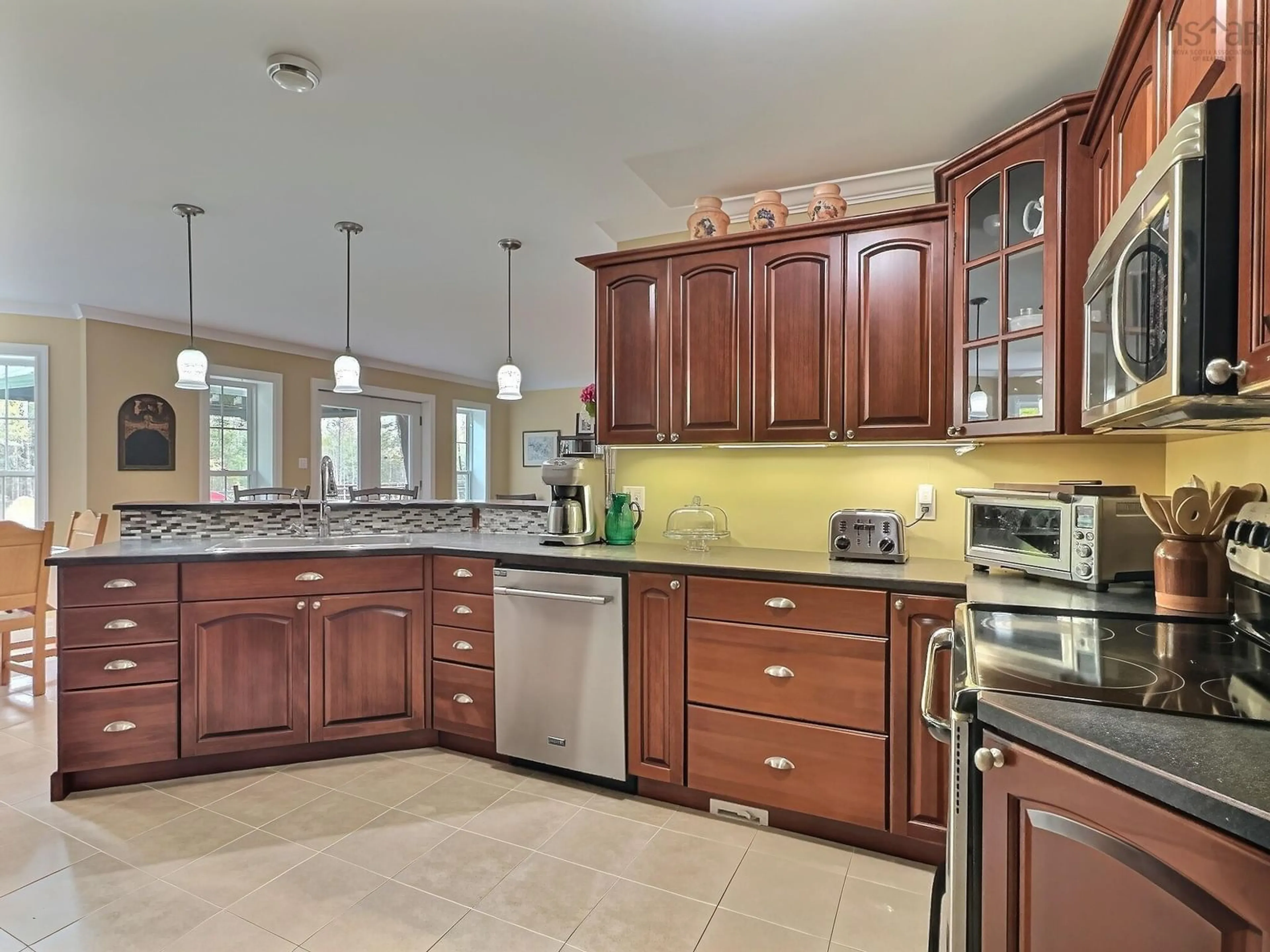 Open concept kitchen, ceramic/tile floor for 169 Fairway Ave, Shubenacadie East Nova Scotia B0N 2H0