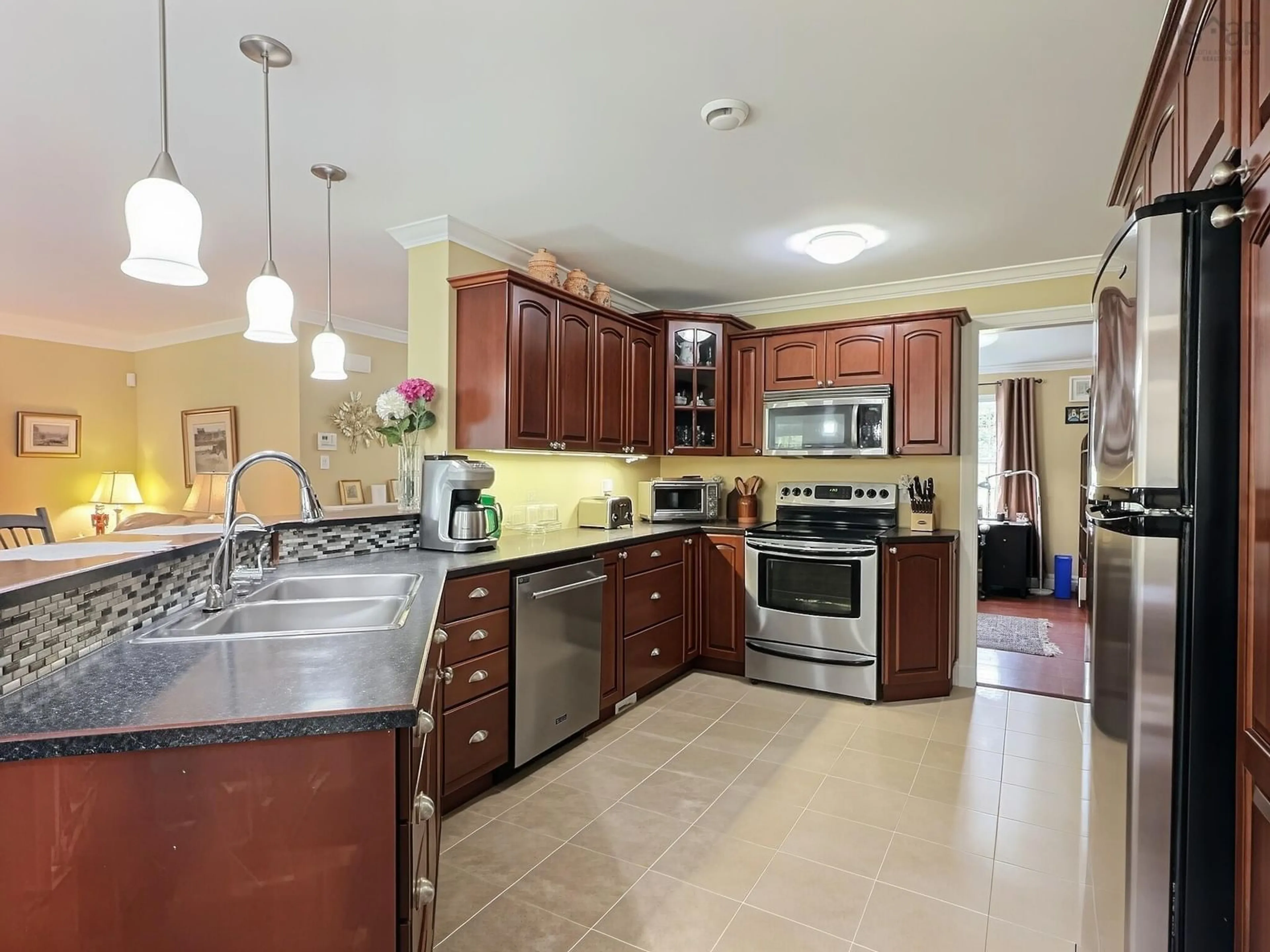 Open concept kitchen, ceramic/tile floor for 169 Fairway Ave, Shubenacadie East Nova Scotia B0N 2H0