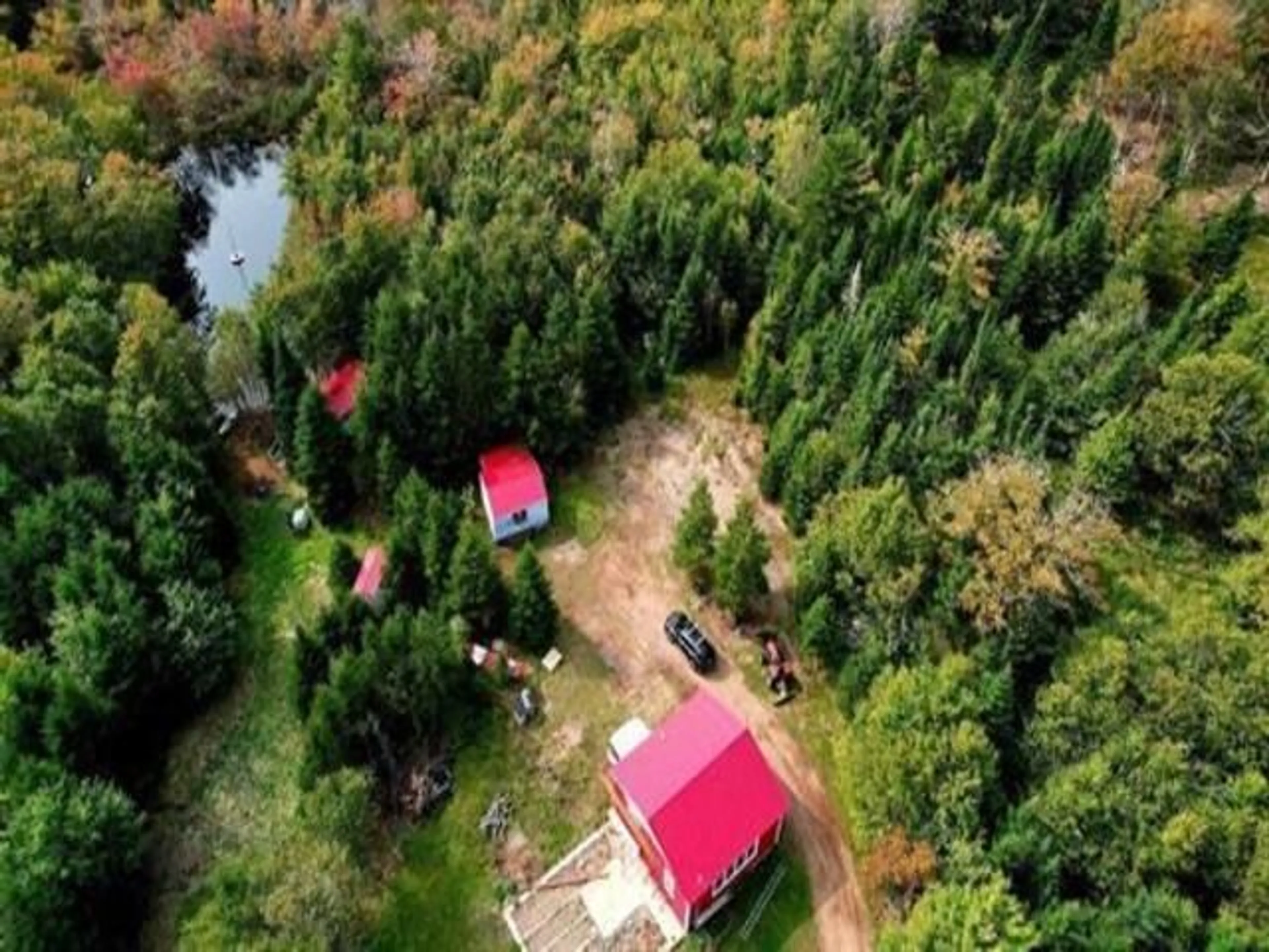 A pic from outside/outdoor area/front of a property/back of a property/a pic from drone, forest/trees view for 1043 Kemptown Rd, Kemptown Nova Scotia B6L 2H9